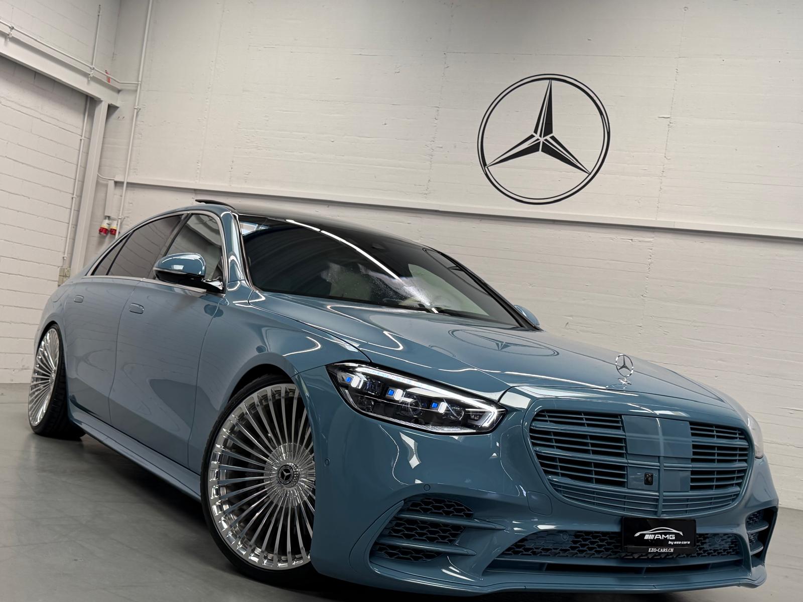 MERCEDES-BENZ S 500 L 4Matic AMG Full Blue Manufaktur 9G-Tronic 2Jahre Garantie & Gratisservice-showroom-element-3