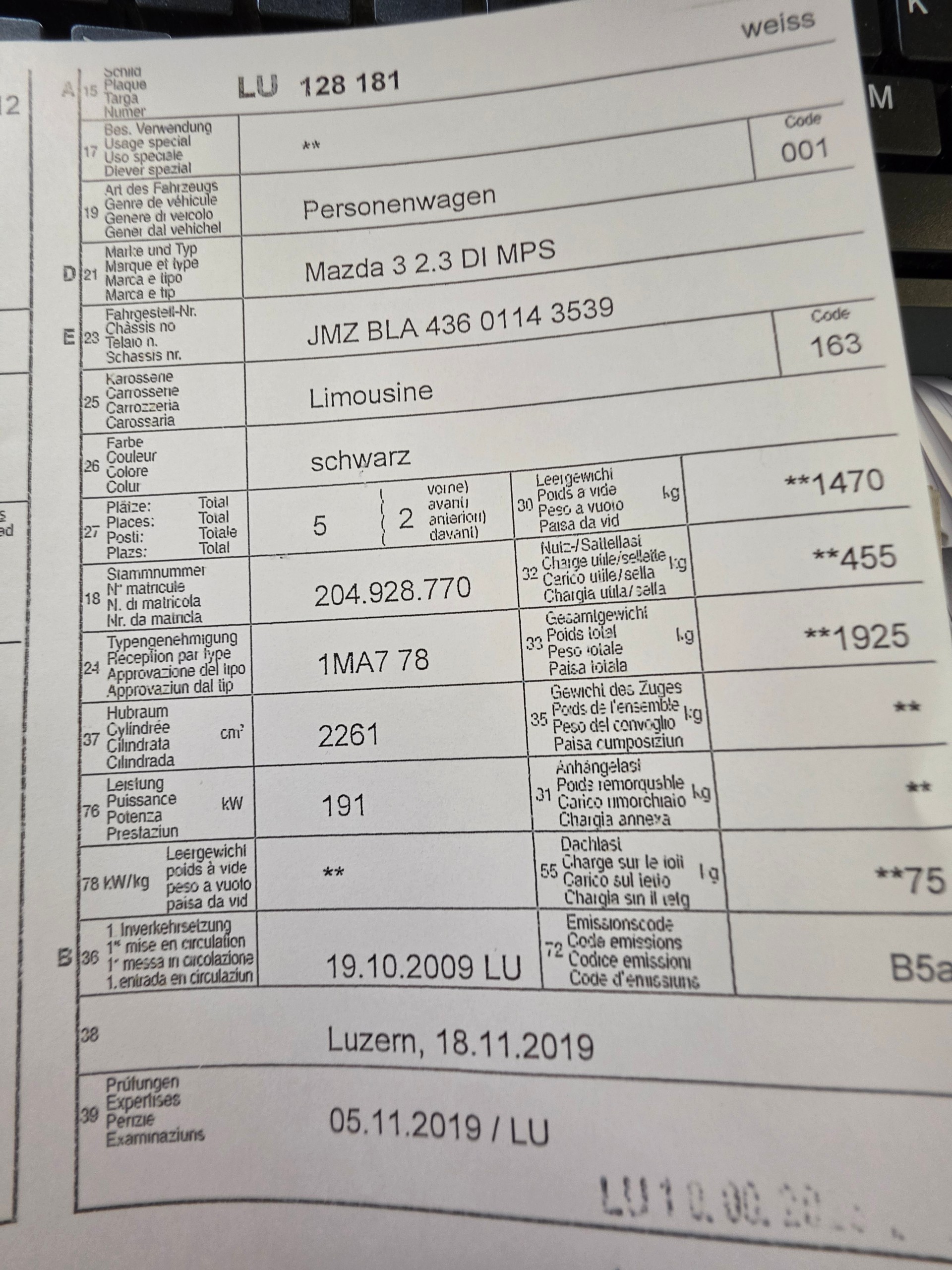 MAZDA 3 2.3 16V DISI Turbo MPS-image-14