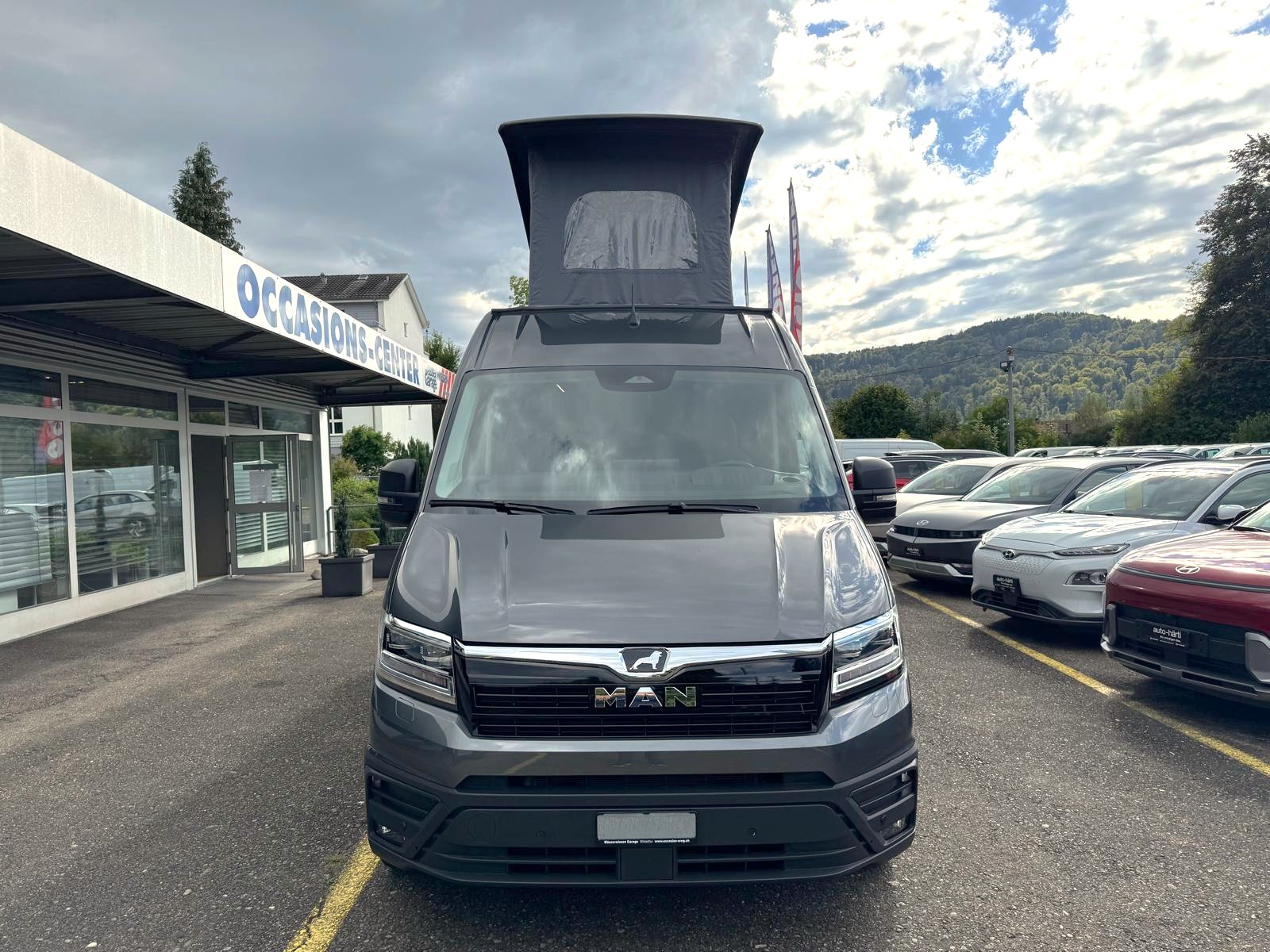 MAN TGE L5H3 VR-Van mit grosser Heckgarage, Aufstelldach und Luftfederung etc.-image-11