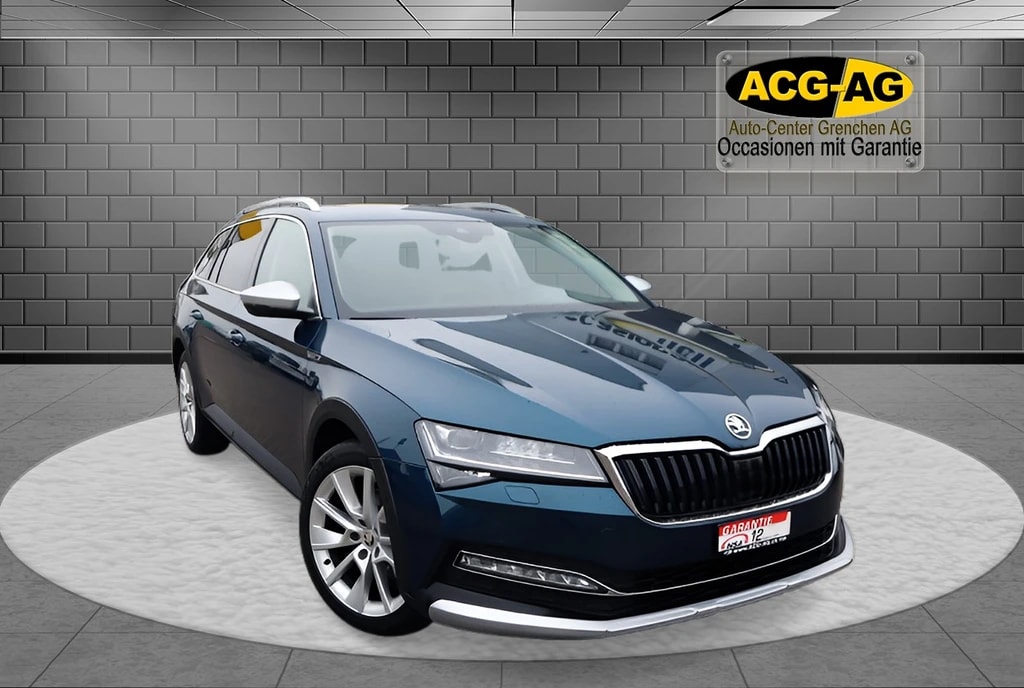 SKODA Superb Combi 2.0 TDi SportLine 4x4 DSG ** AHK ** Standheizung ** PR-Schiebedach ** Frisch ab MFK & Service**-image-0