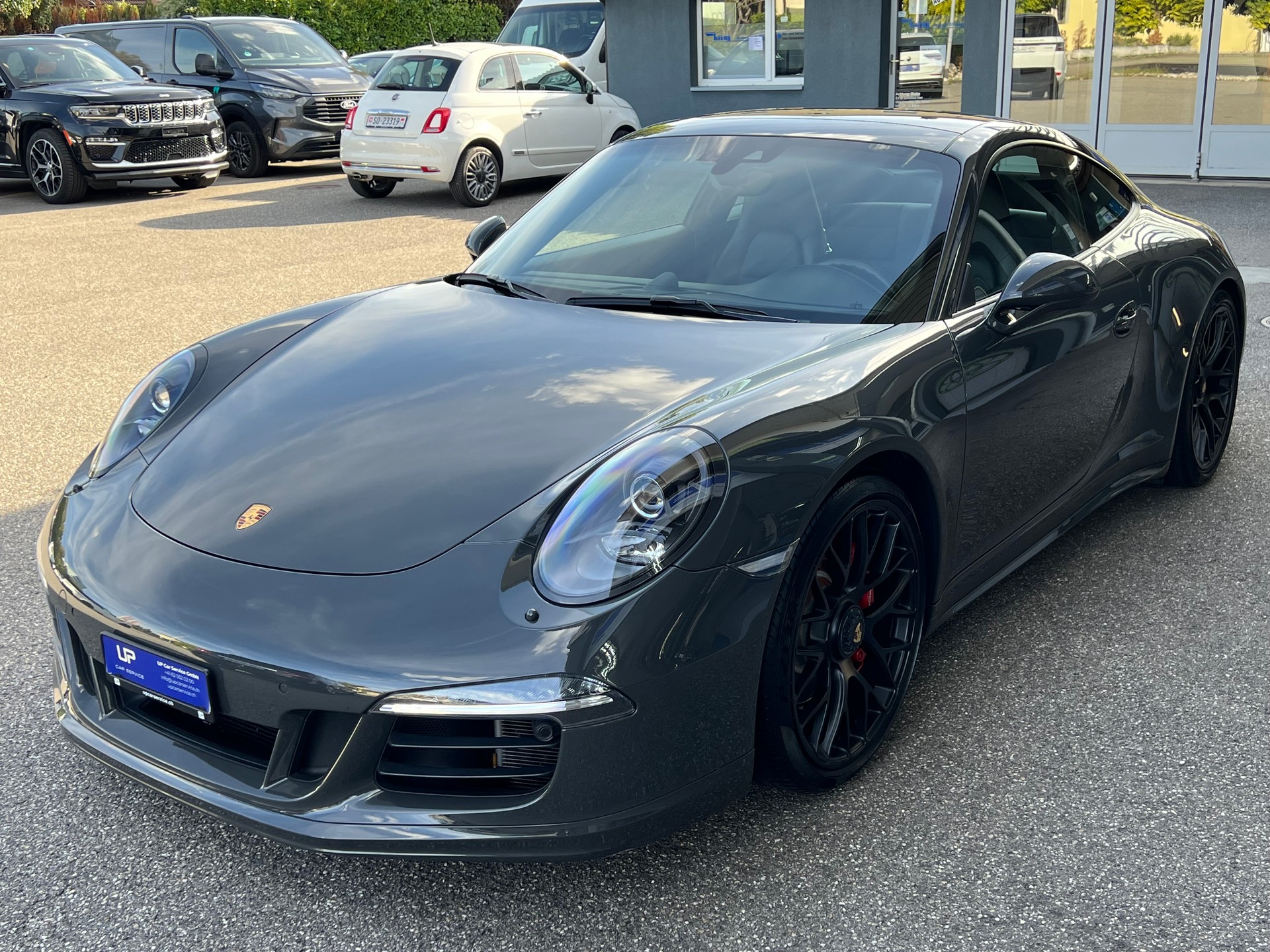 PORSCHE 911 Coupé 3.8 Carrera 4 GTS PDK * PTS Schiefergrau *-image-1
