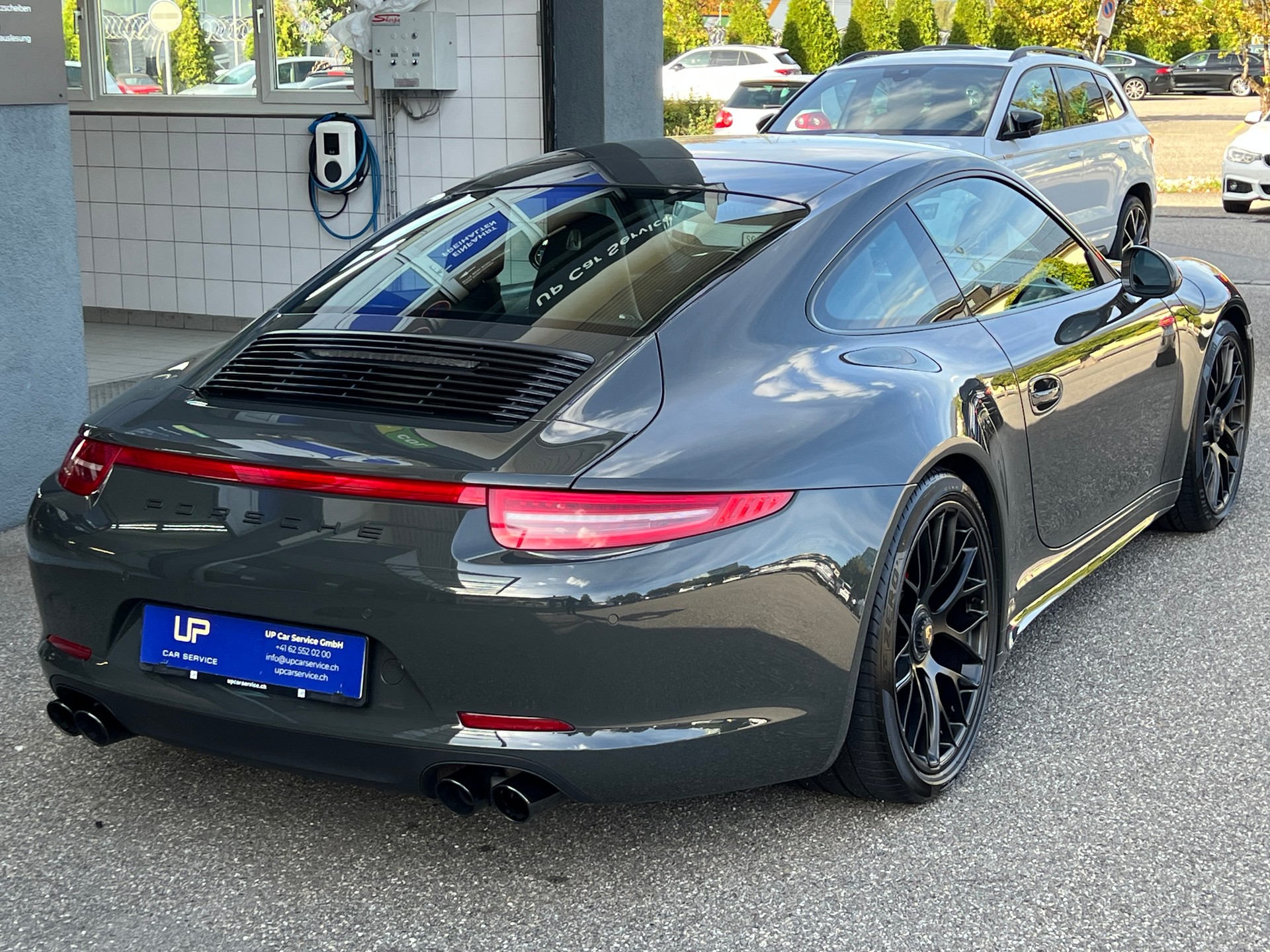 PORSCHE 911 Coupé 3.8 Carrera 4 GTS PDK * PTS Schiefergrau *-image-4