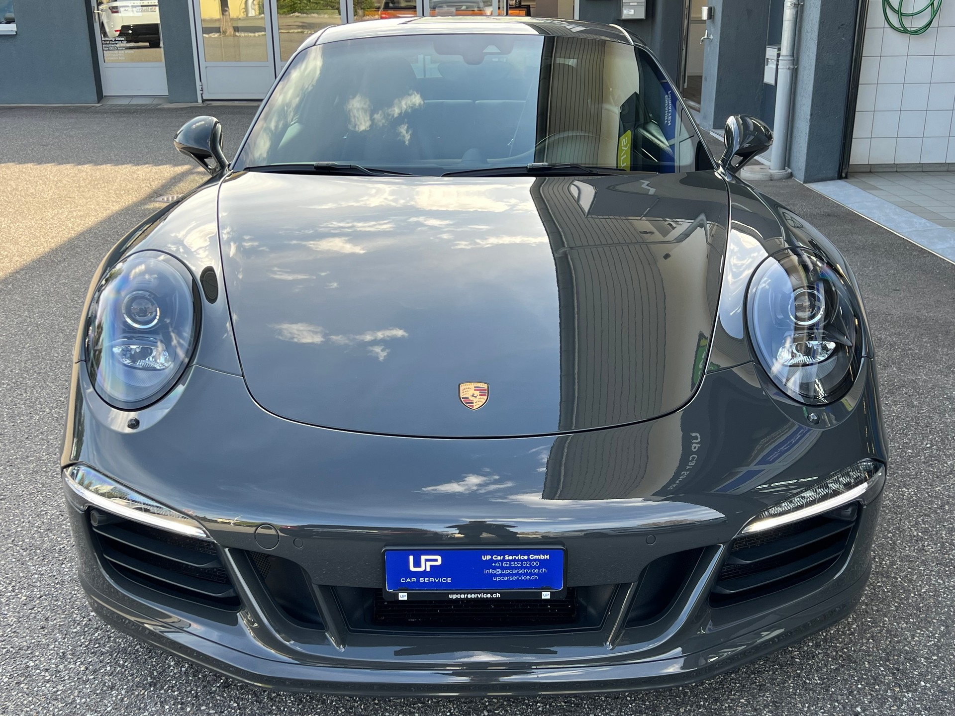 PORSCHE 911 Coupé 3.8 Carrera 4 GTS PDK * PTS Schiefergrau *-image-0