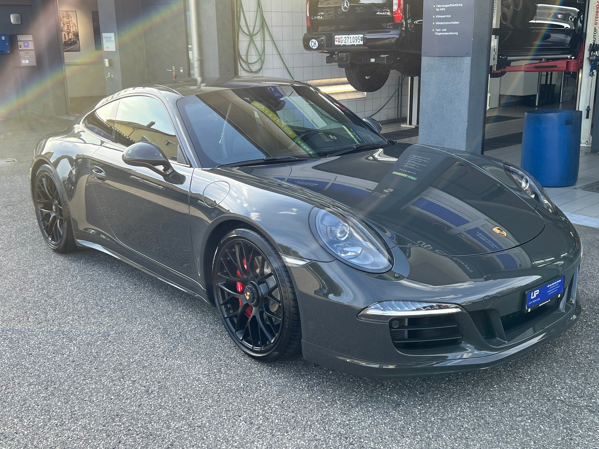 PORSCHE 911 Coupé 3.8 Carrera 4 GTS PDK * PTS Schiefergrau *-image-2