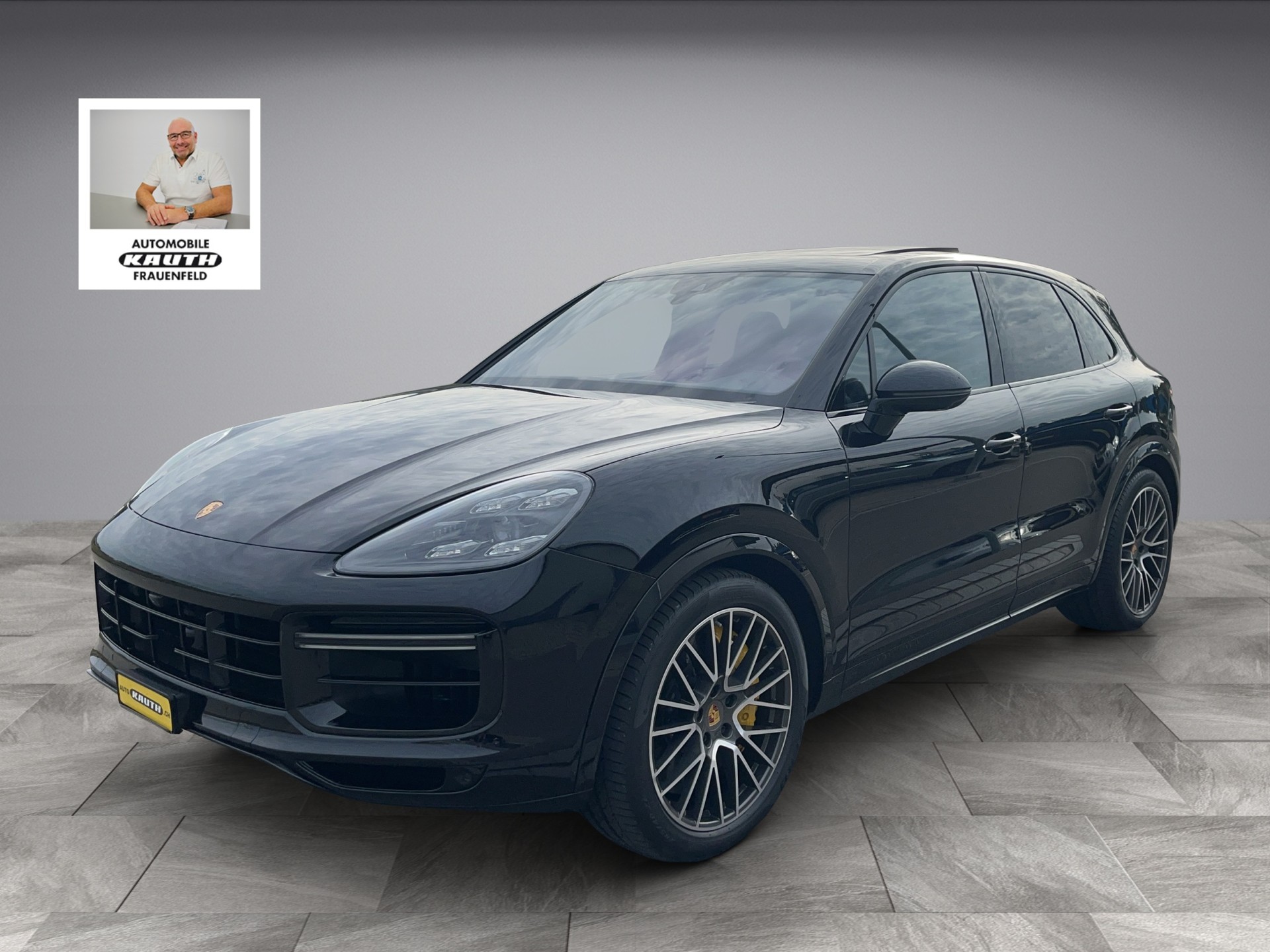 PORSCHE Cayenne Turbo *Luftfederung, Allradlenkung, ACC, Keramik bremsen, Porsche Garantie*-image-0