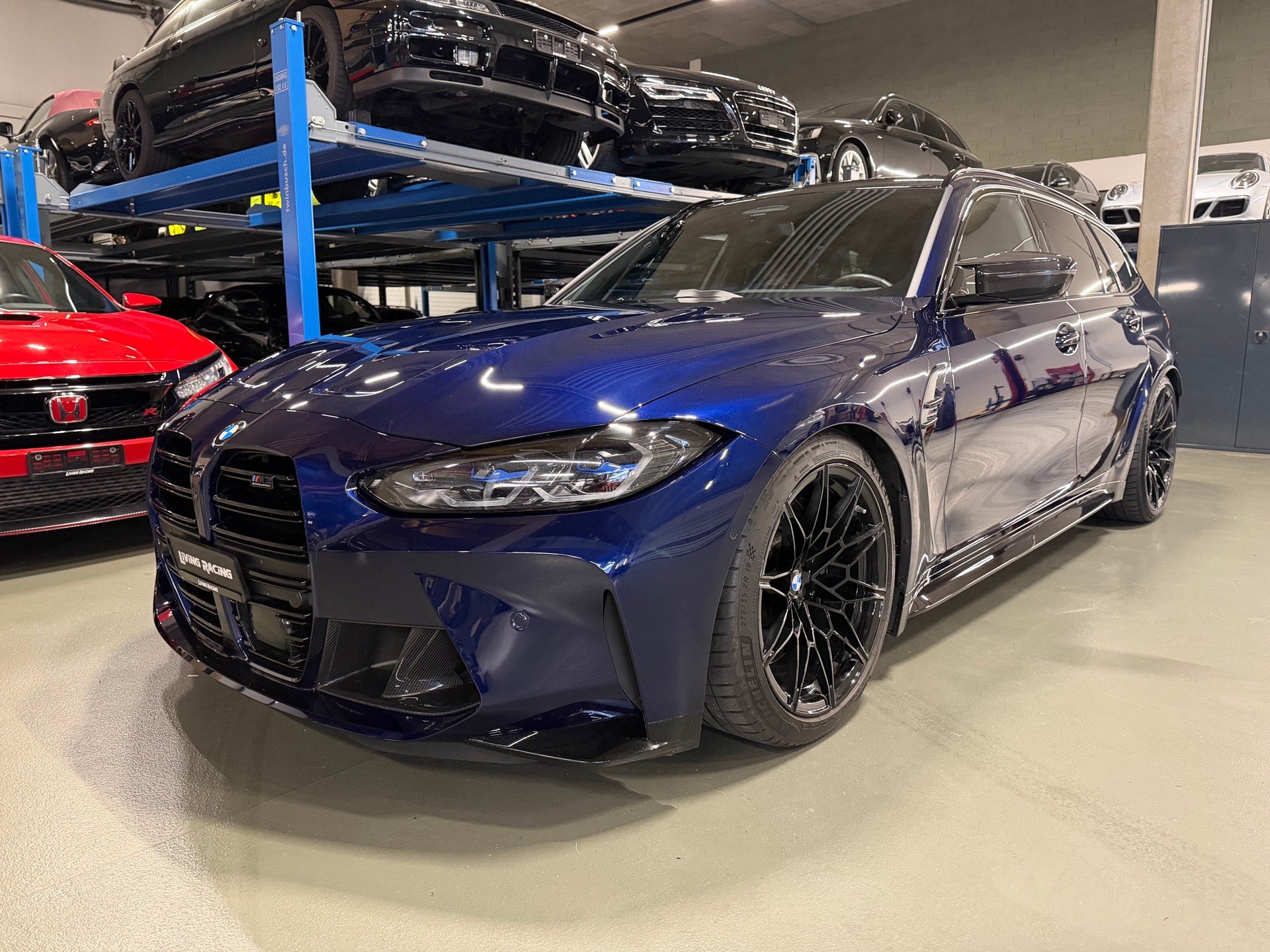 BMW M3 Touring xDrive Comp. M *Tanzanite Blue/Tartufo int*-image-1