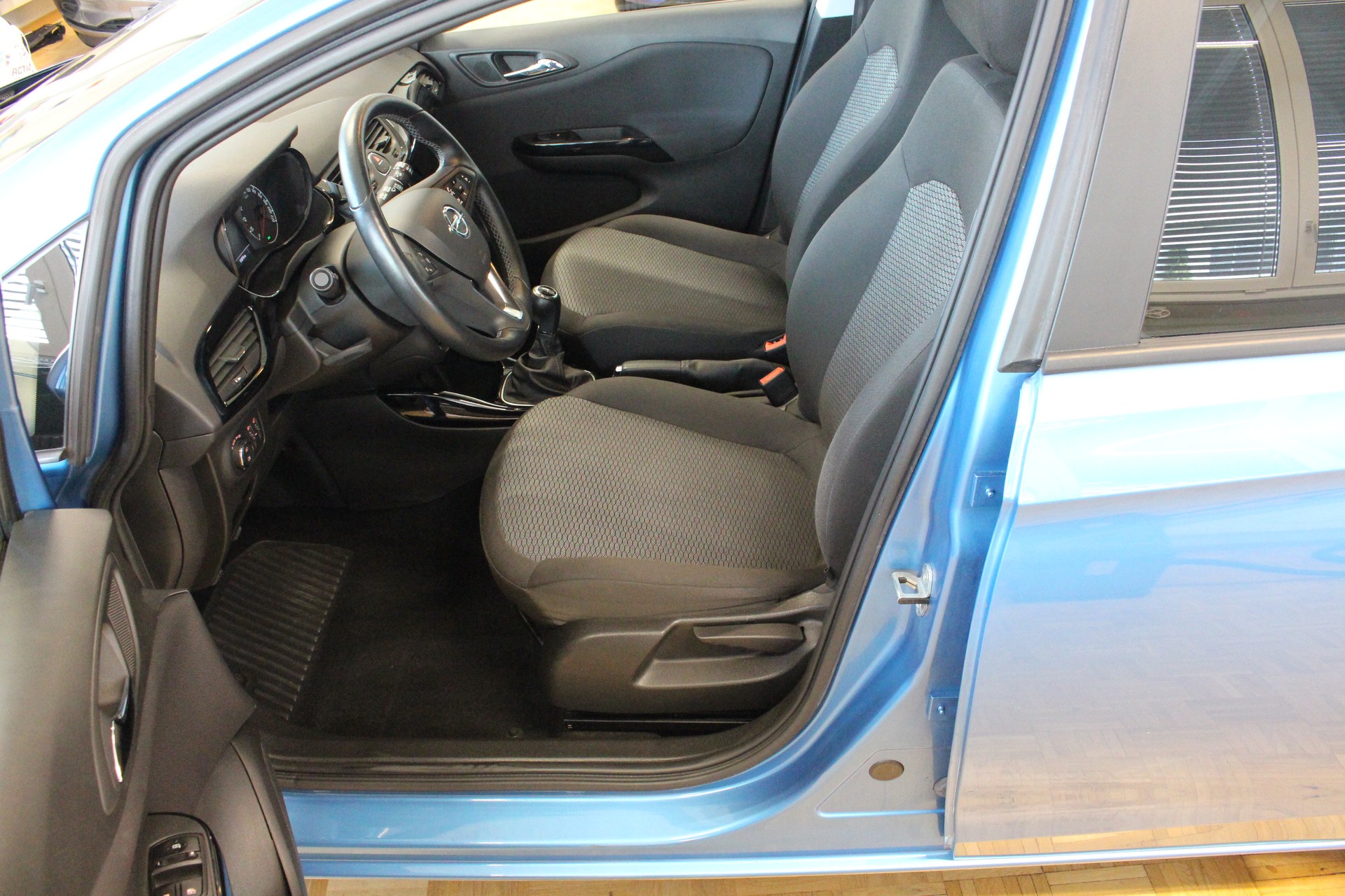 OPEL Corsa 1.4 Turbo Enjoy * Sonderfarbe Türkisblau Metallic *Lenkradheizung-image-11