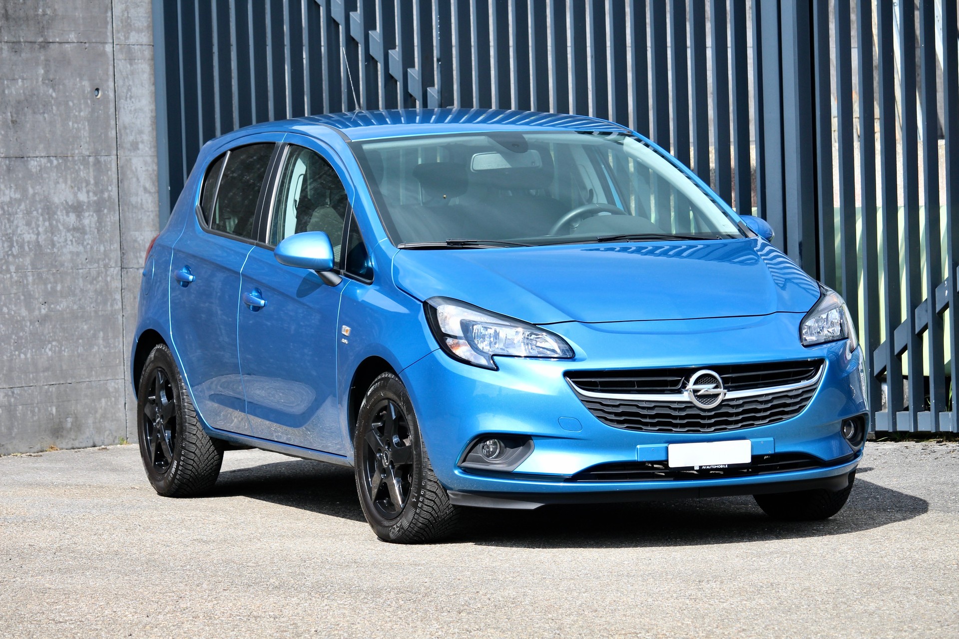 OPEL Corsa 1.4 Turbo Enjoy * Sonderfarbe Türkisblau Metallic *Lenkradheizung-image-1