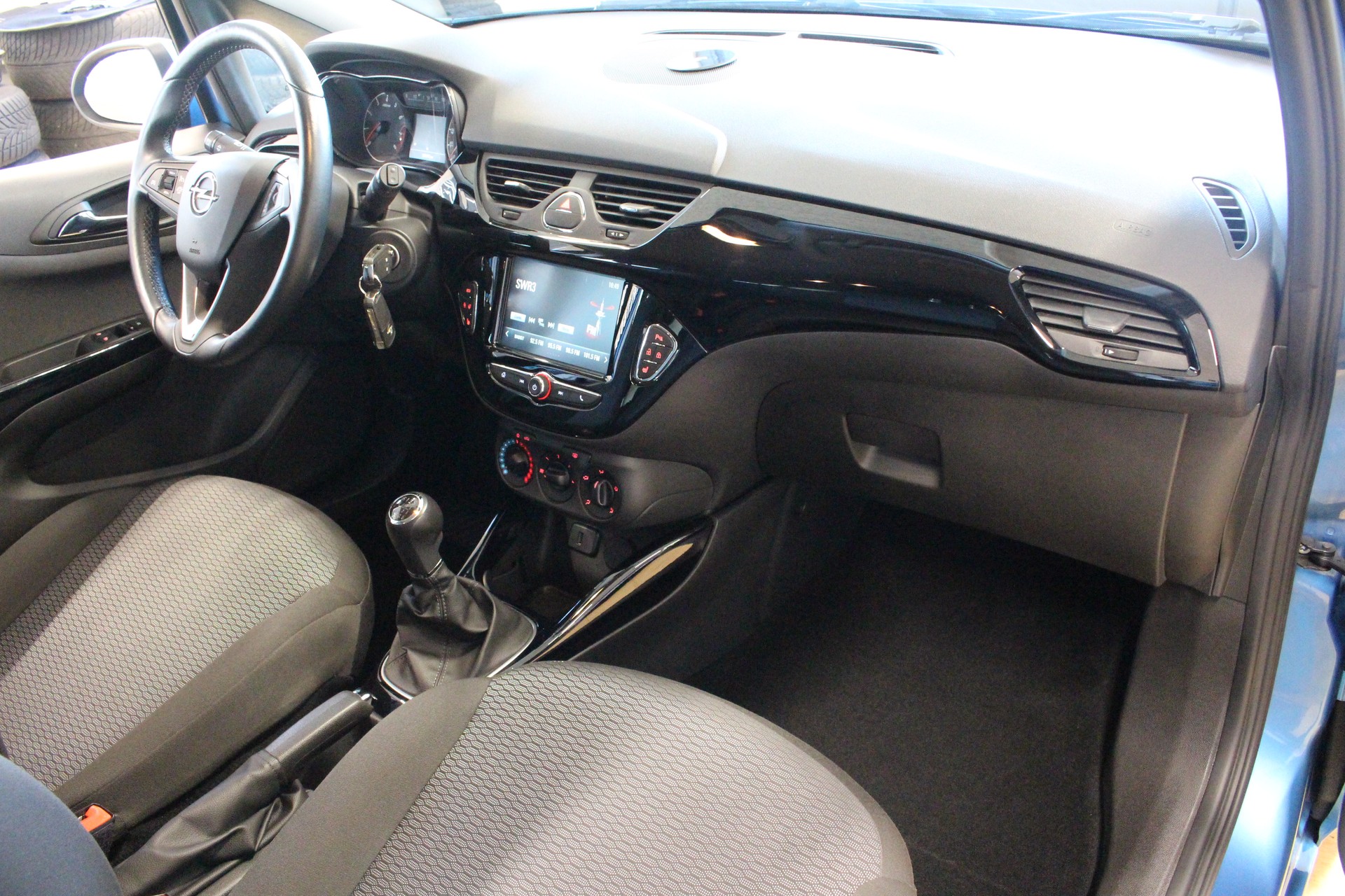 OPEL Corsa 1.4 Turbo Enjoy * Sonderfarbe Türkisblau Metallic *Lenkradheizung-image-15