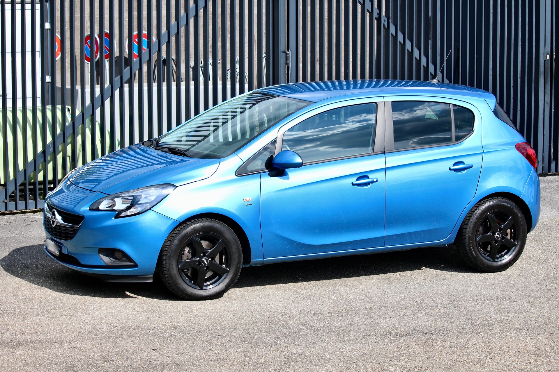 OPEL Corsa 1.4 Turbo Enjoy * Sonderfarbe Türkisblau Metallic *Lenkradheizung-image-8
