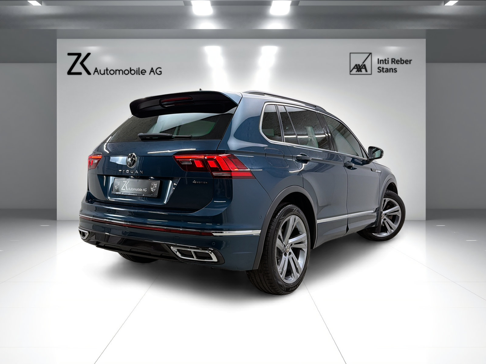 VW Tiguan 2.0 TDI SCR R-Line 200PS NIGHTSHADE BLUE 4Motion DSG / RF-Kamera / Leder / Standheizung / AHK-Schwenkbar /-image-1