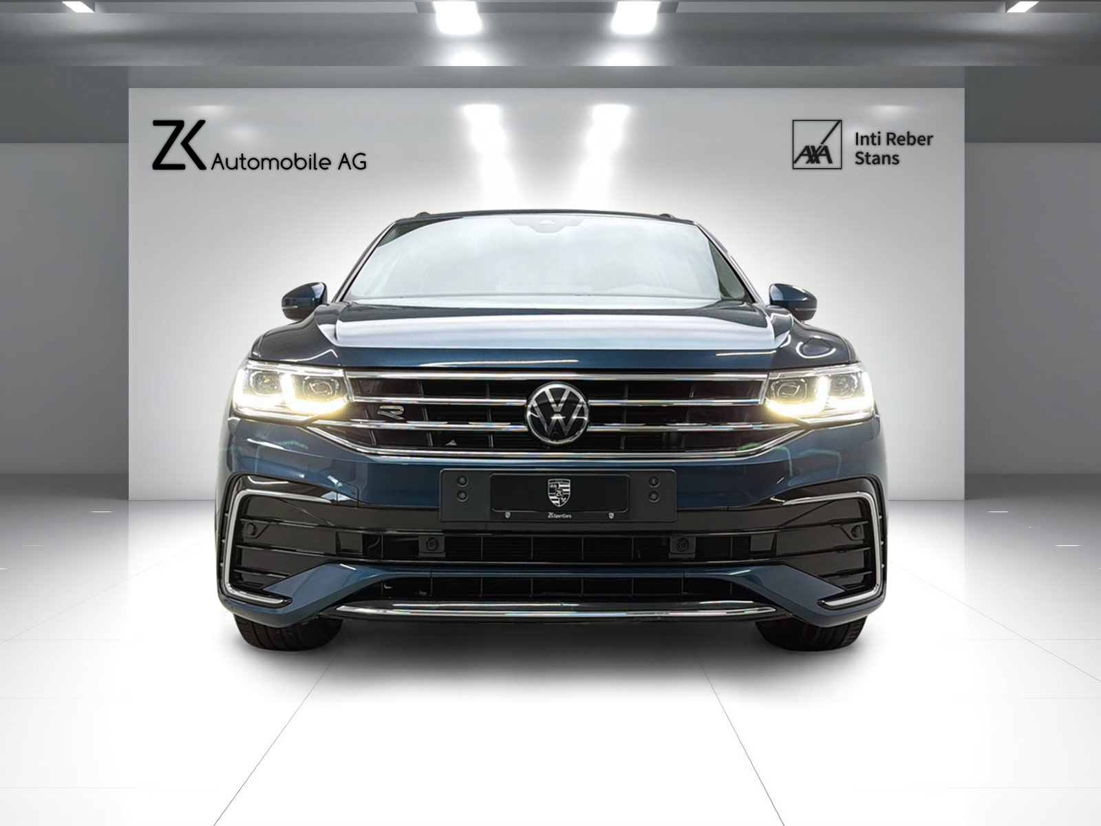 VW Tiguan 2.0 TDI SCR R-Line 200PS NIGHTSHADE BLUE 4Motion DSG / RF-Kamera / Leder / Standheizung / AHK-Schwenkbar /-image-3