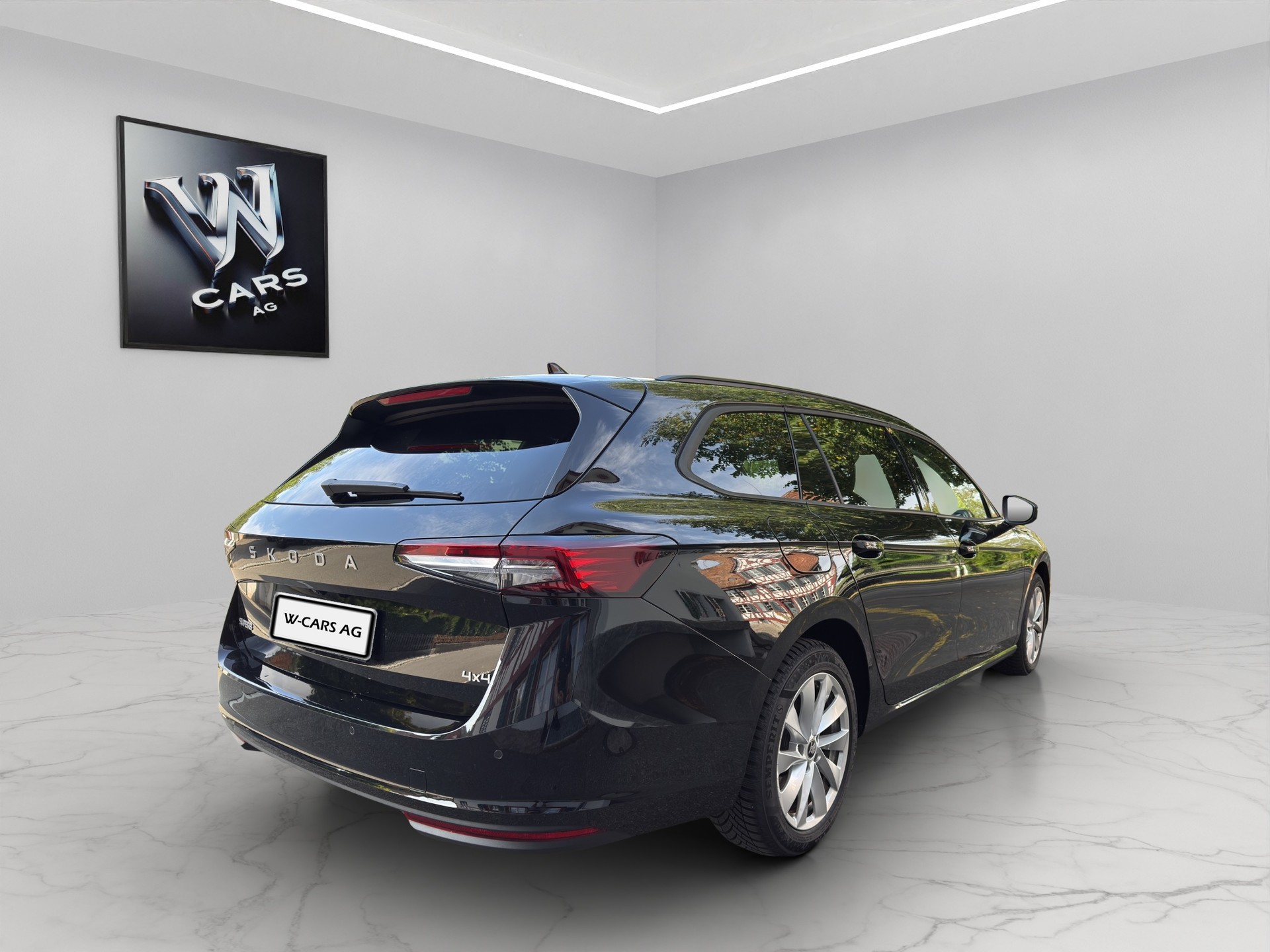 SKODA Superb Combi 2.0 TDi 4x4 DSG * Werksgarantie 36 Monate * 8 fach * AHK * Matrix LED * 40% unter Neupreis *-image-3