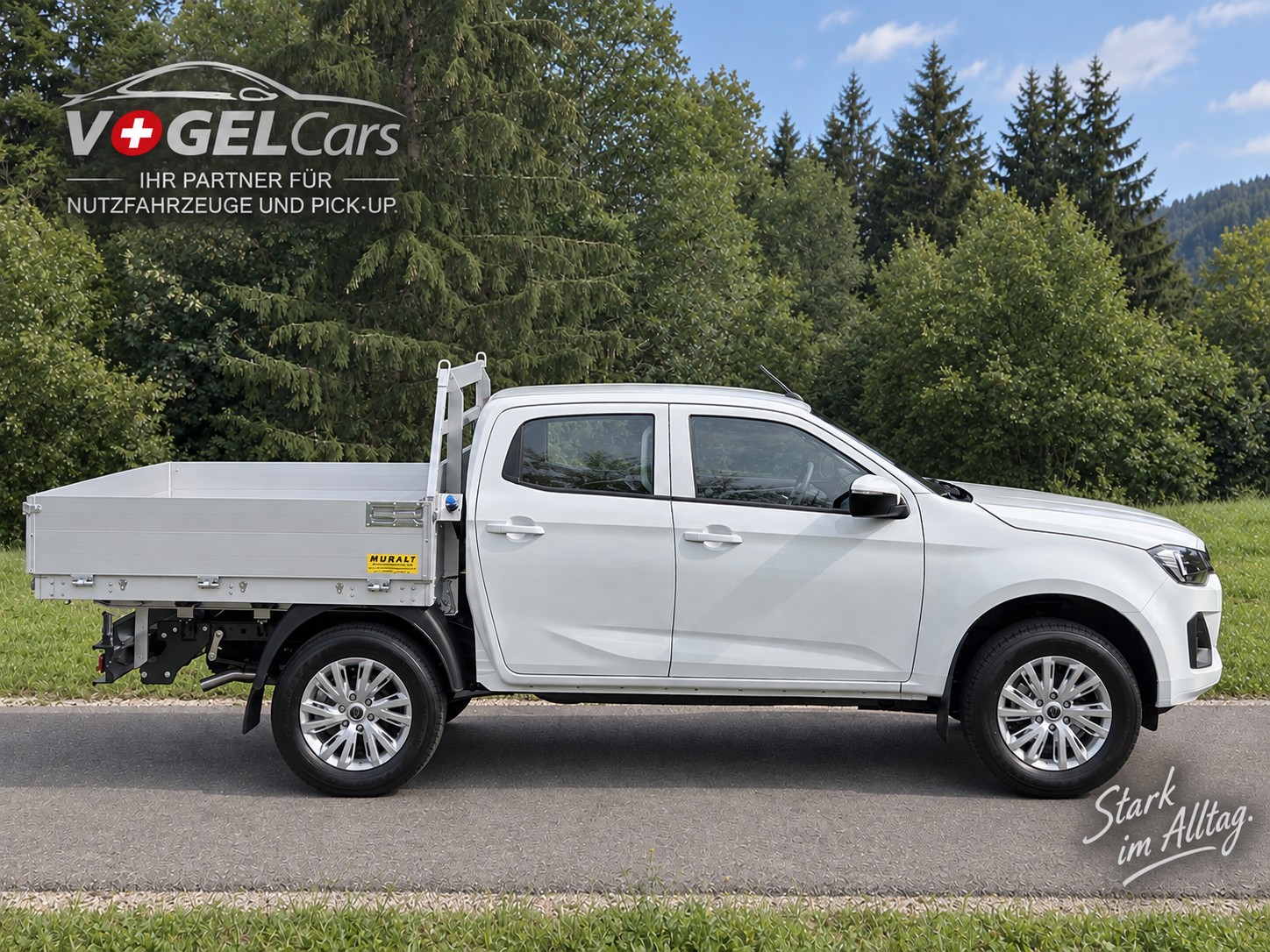 ISUZU D-MAX 1.9 CrewCab N60BB+ 4x4 AT Alubrücke-image-0