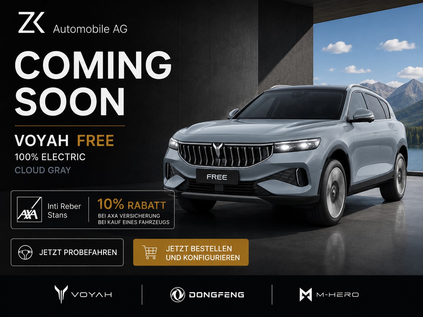 VOYAH Free 4WD 106 kWh 489PS Cloud Gray Metallic-image-0