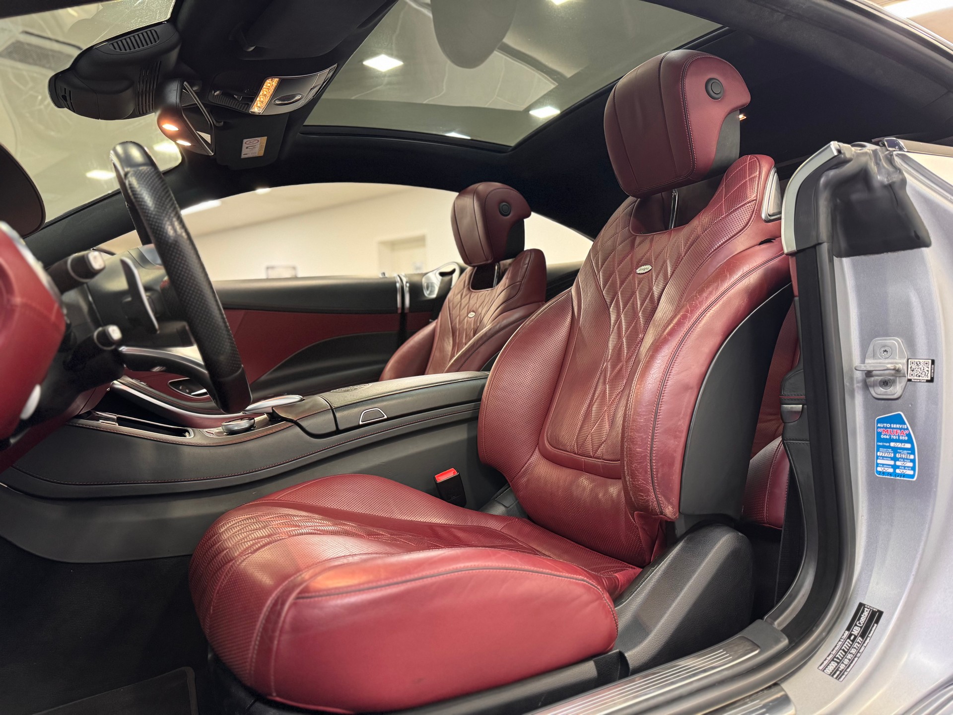 MERCEDES-BENZ S 500 Coupé 4Matic 7G-Tronic *S63 Facelift Umbau / Silber Matt / Night Vision / 3D Burmester Soundsystem / Head-Up / 360 Kamera*-image-7
