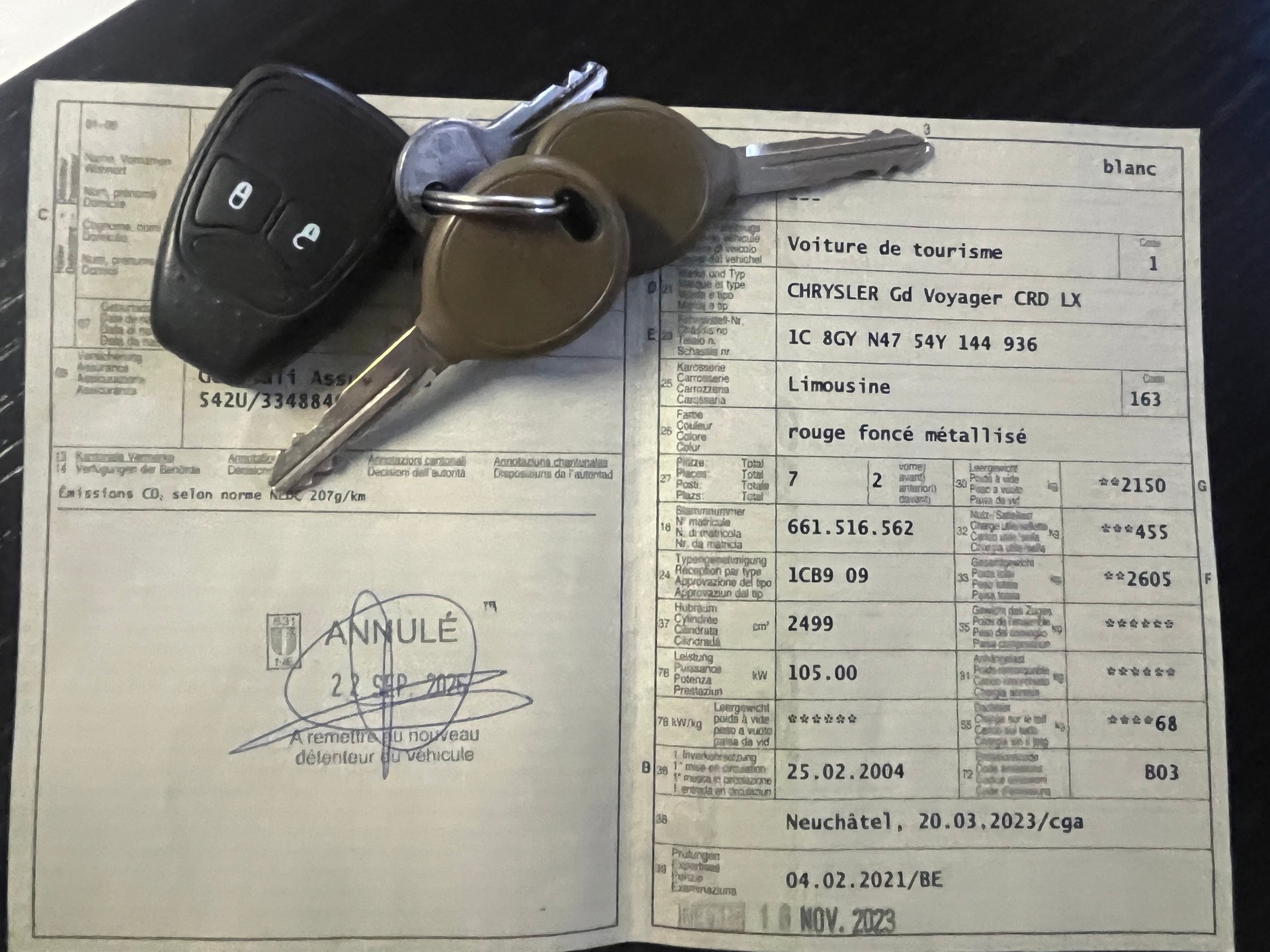 CHRYSLER Grand Voyager 2.5 CRD LX-image-1