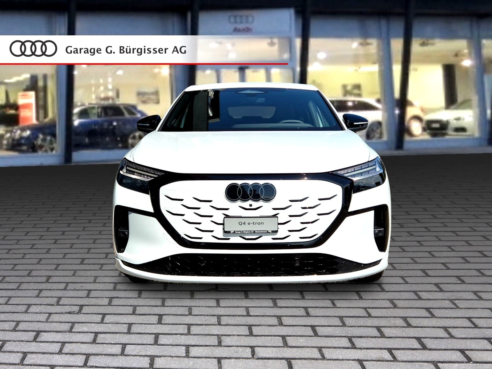 AUDI Q4 Sportback e-tron quattro performance Edition Swiss Ski Gletscherweiss Metallic-showroom-element-1