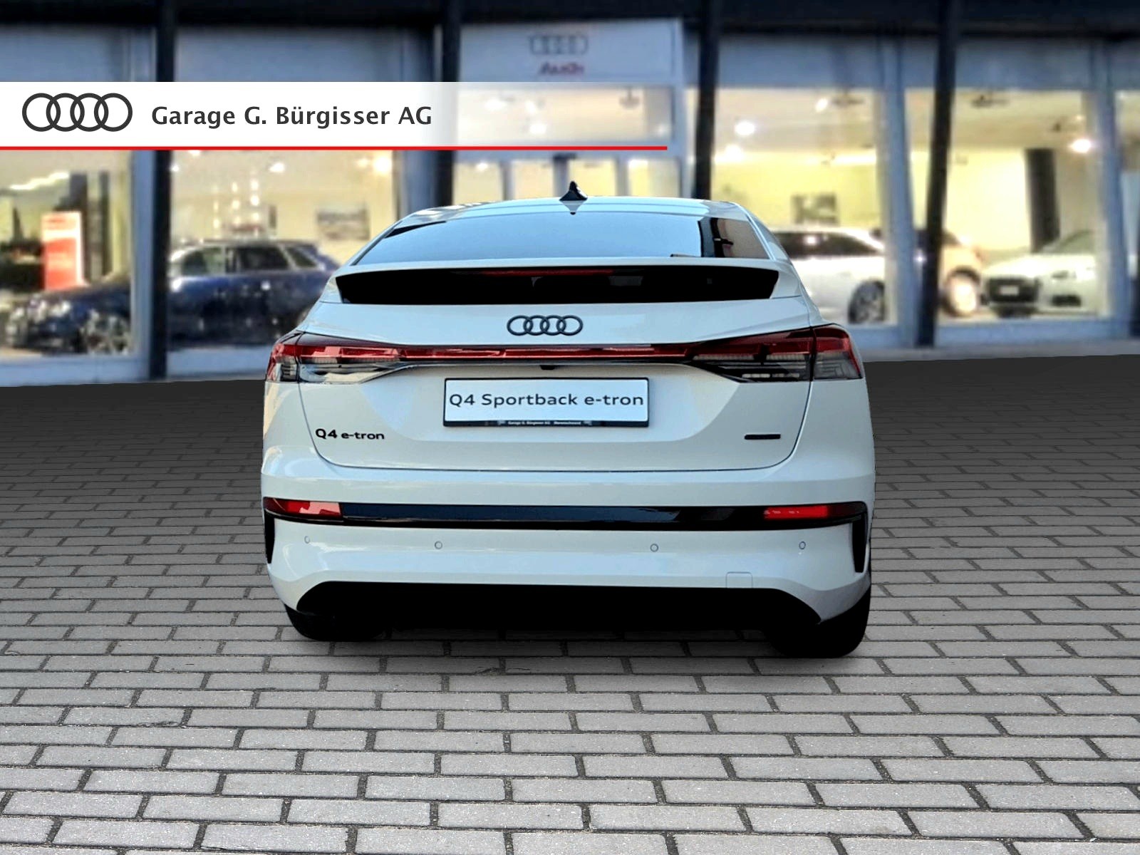 AUDI Q4 Sportback e-tron quattro performance Edition Swiss Ski Gletscherweiss Metallic-image-4