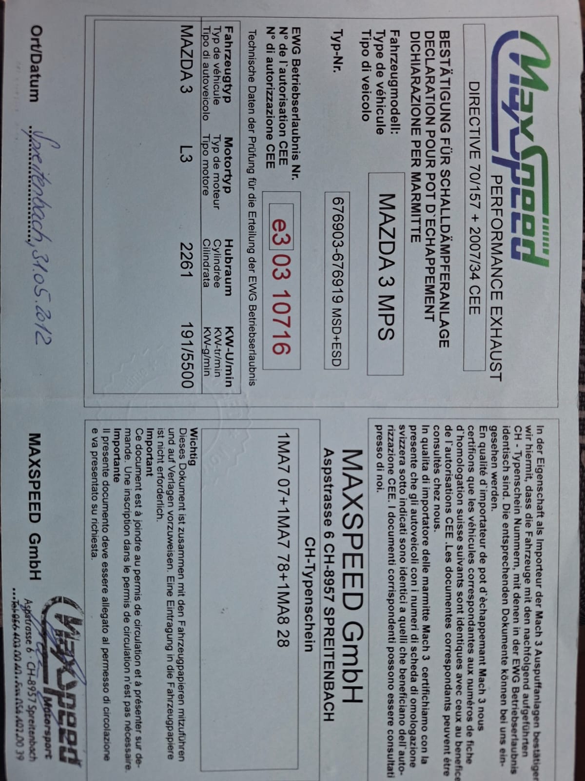 MAZDA 3 2.3 16V DISI Turbo MPS-image-14