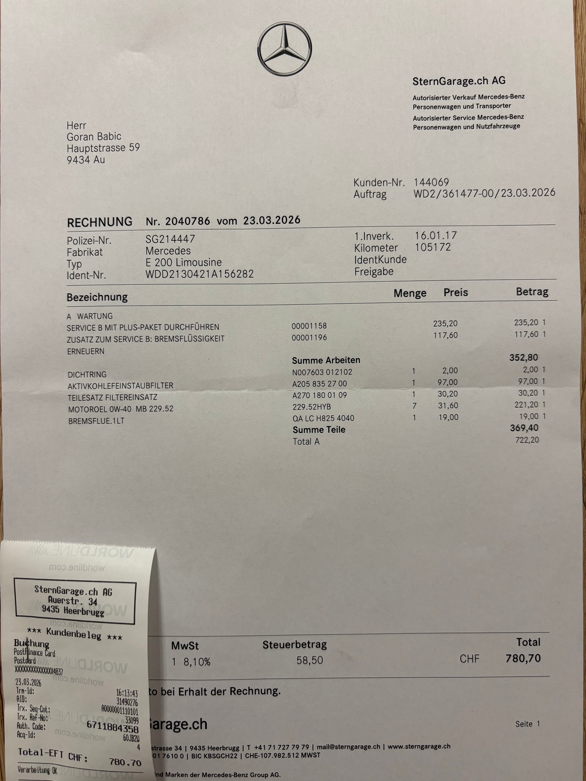MERCEDES-BENZ E 200 Avantgarde 9G-Tronic, CH Fahrzeug, alle Services bei Mercedes gepflegt-image-13