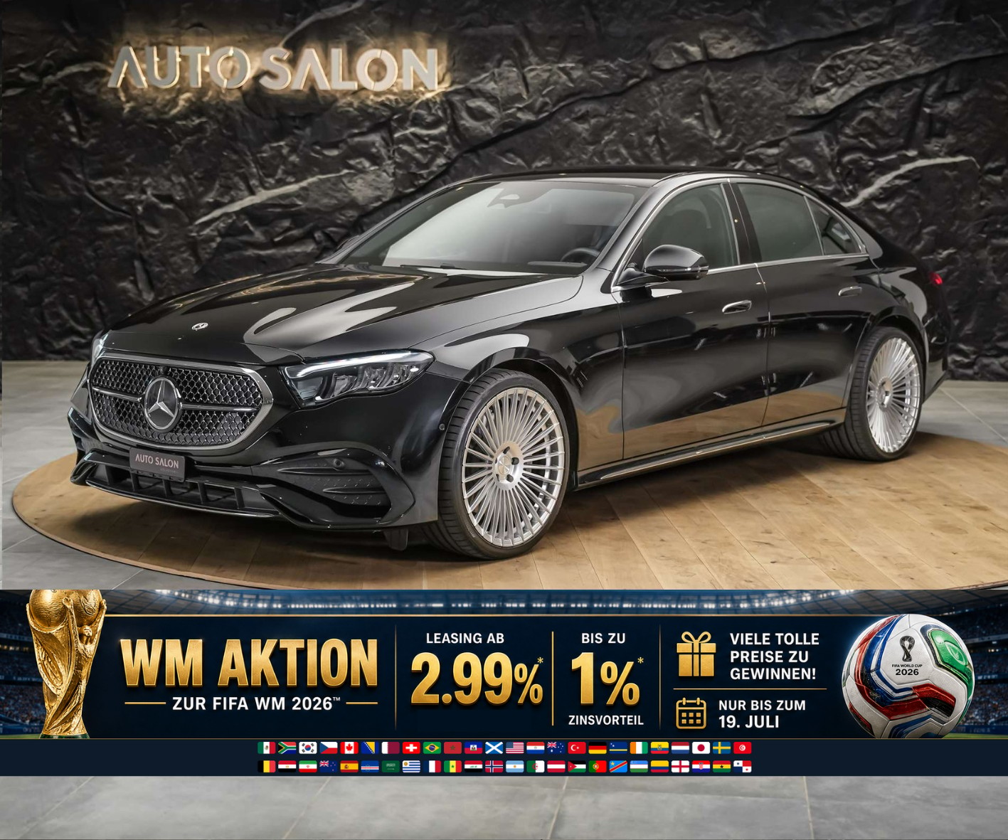 MERCEDES-BENZ E 200 AMG Line *Werksgarantie*21" Felgen*360° Kamera*Abstandsregler*