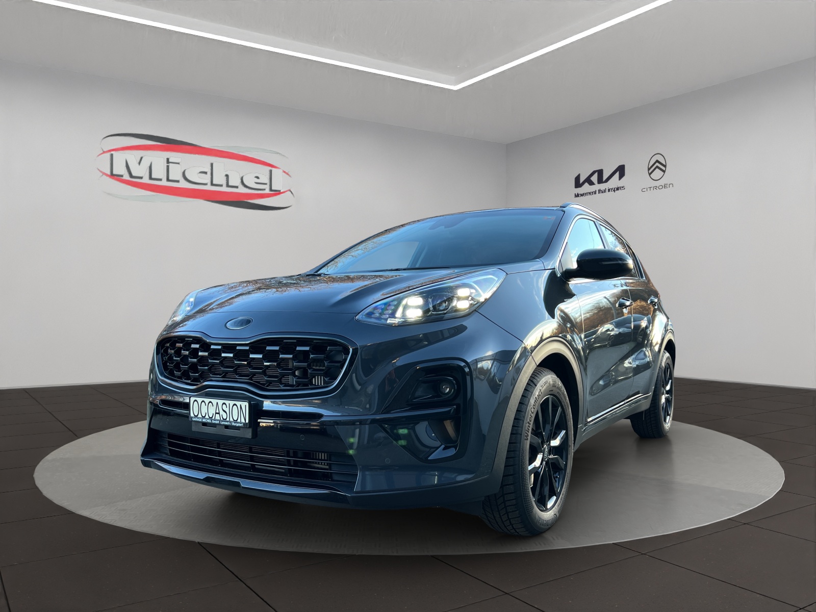 KIA Sportage 1.6CRDi Mild Hybrid Black Edition 4WD DCT / inkl. Winterräder & frisch ab MFK / Herstellergarantie