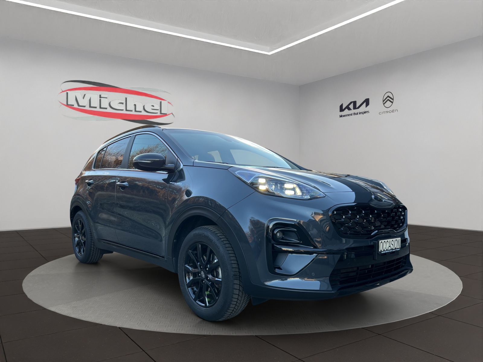 KIA Sportage 1.6CRDi Mild Hybrid Black Edition 4WD DCT / inkl. Winterräder & frisch ab MFK / Herstellergarantie-image-2