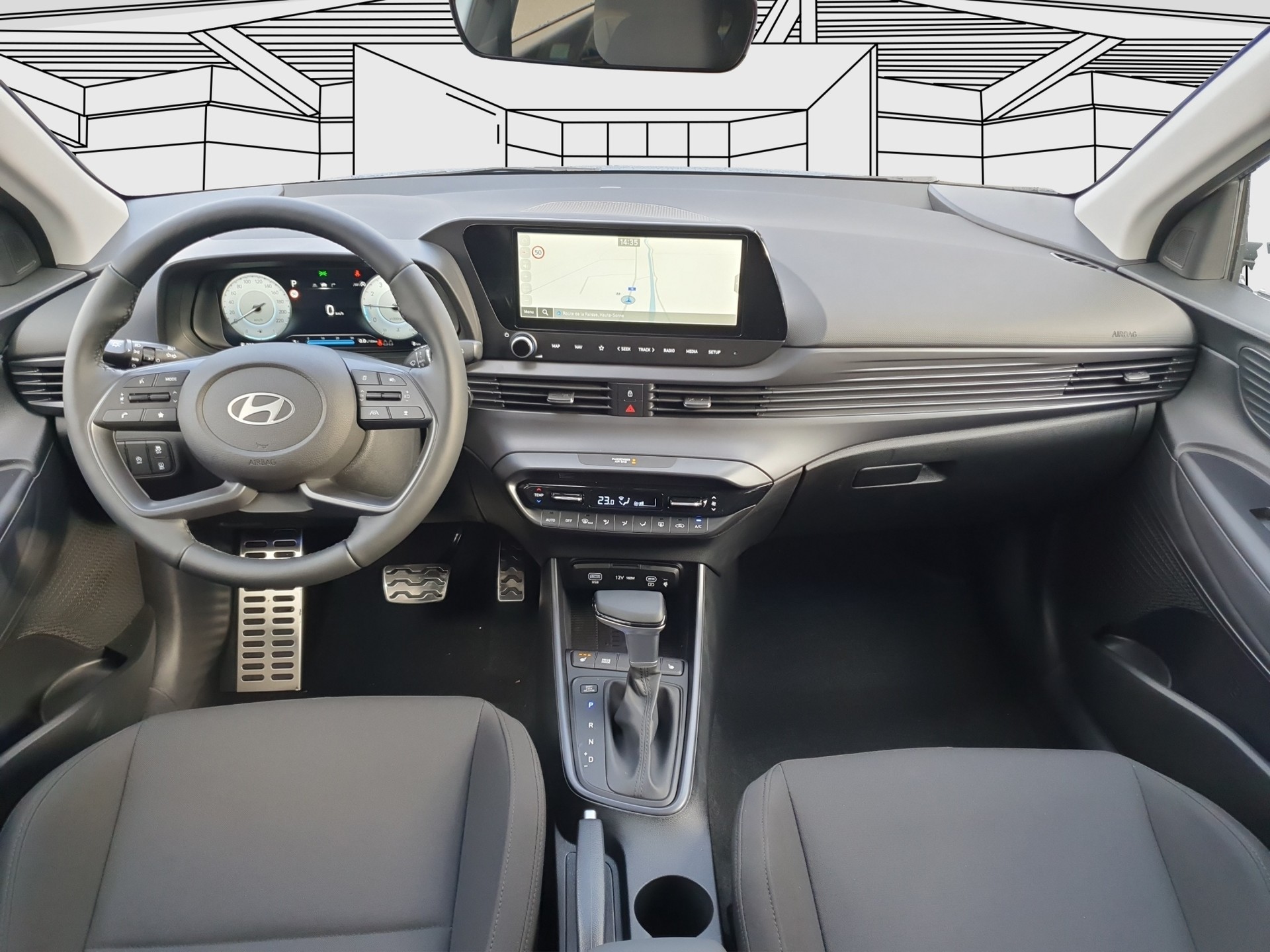HYUNDAI Bayon 1.0 T-GDi Amplia Safety Auto. Crochet-image-6