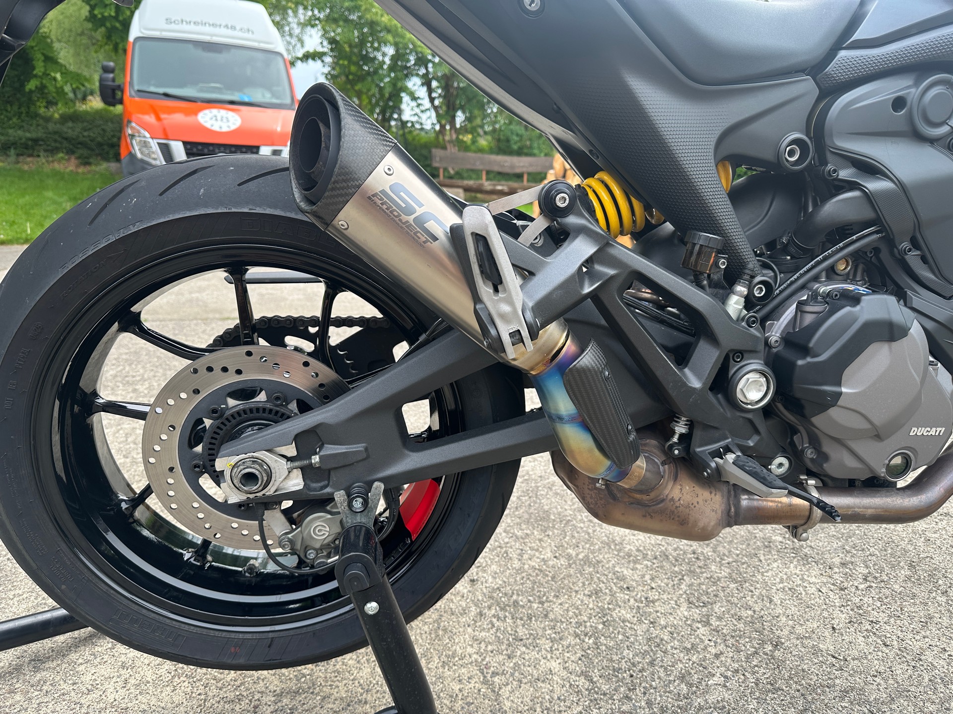 DUCATI Monster + (Drosselbar) Motor 7000Km alt-image-6