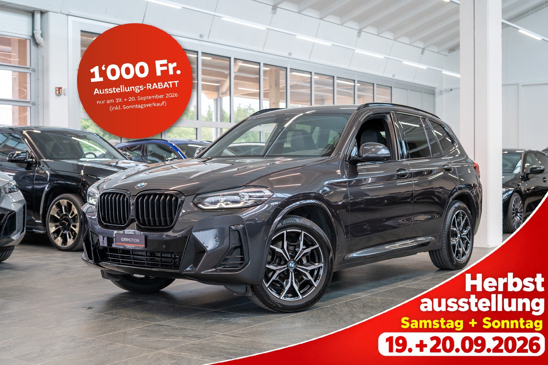 BMW X3 30i xDrive SAG M Sport / CH-Fahrzeug / 360° Kamera / Navi-image-0