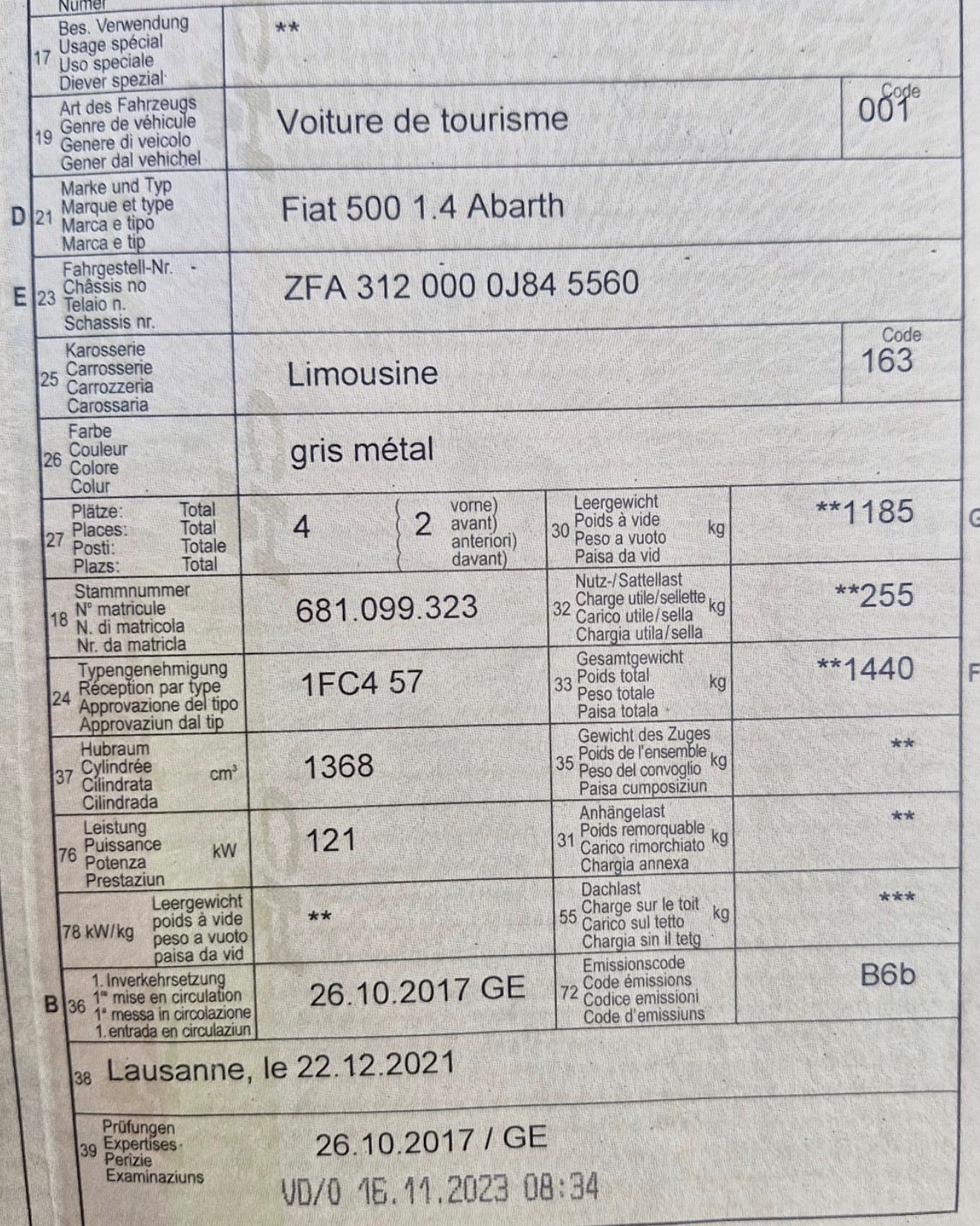 FIAT 595C 1.4 16V Turbo Abarth Turismo Dualogic-image-6