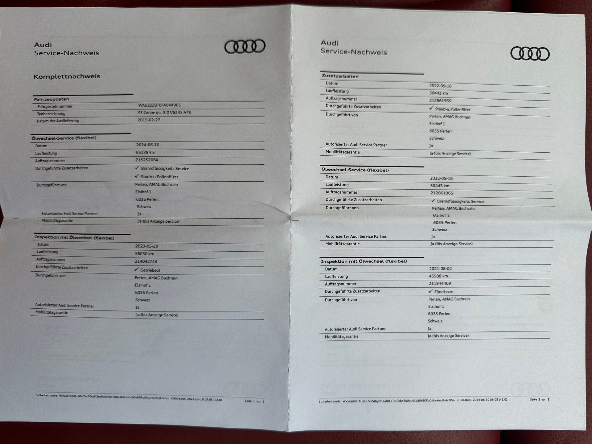 AUDI S5 Coupé 3.0 TFSI quattro S-tronic - Valeur neuve CHF 98'080.- Entretien irréprochable.-image-24
