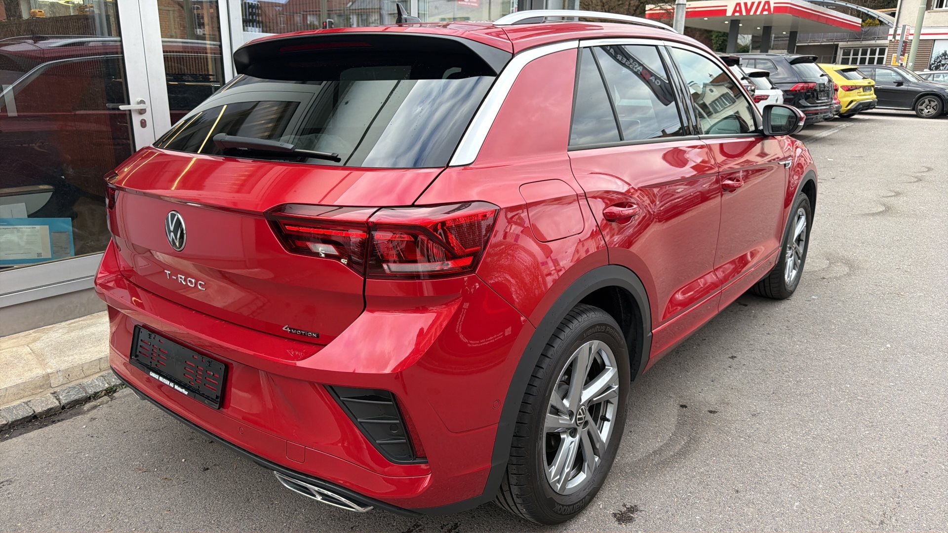 VW T-Roc R-LINE 4MOTION *** PANORAMAGLASDACH & ANHÄNGEKUPPLUNG ***-image-3