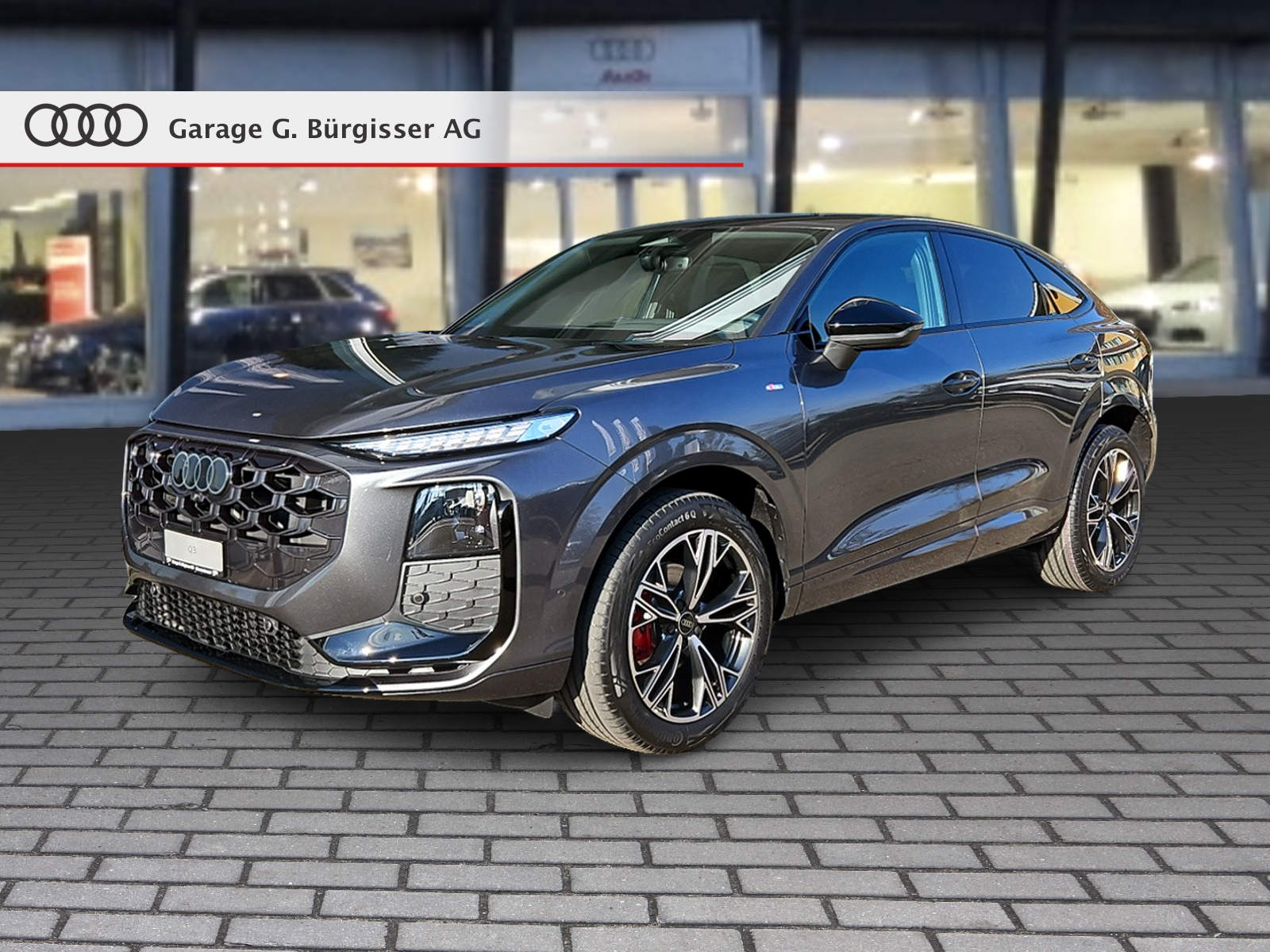 AUDI Q3 Sportback 110 kW TFSI S tronic Daytonagrau Perleffekt-image-0