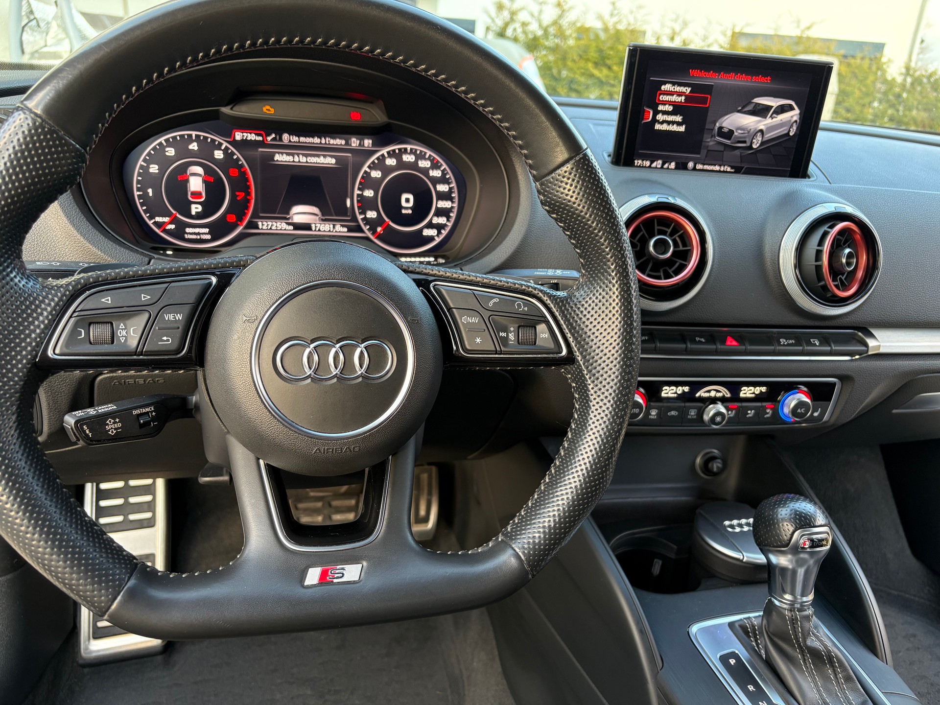 AUDI 2.0 TFSI Sport 190 cv quattro S-Tronic Sportback Carplay Lane assist+distance Key less-image-5