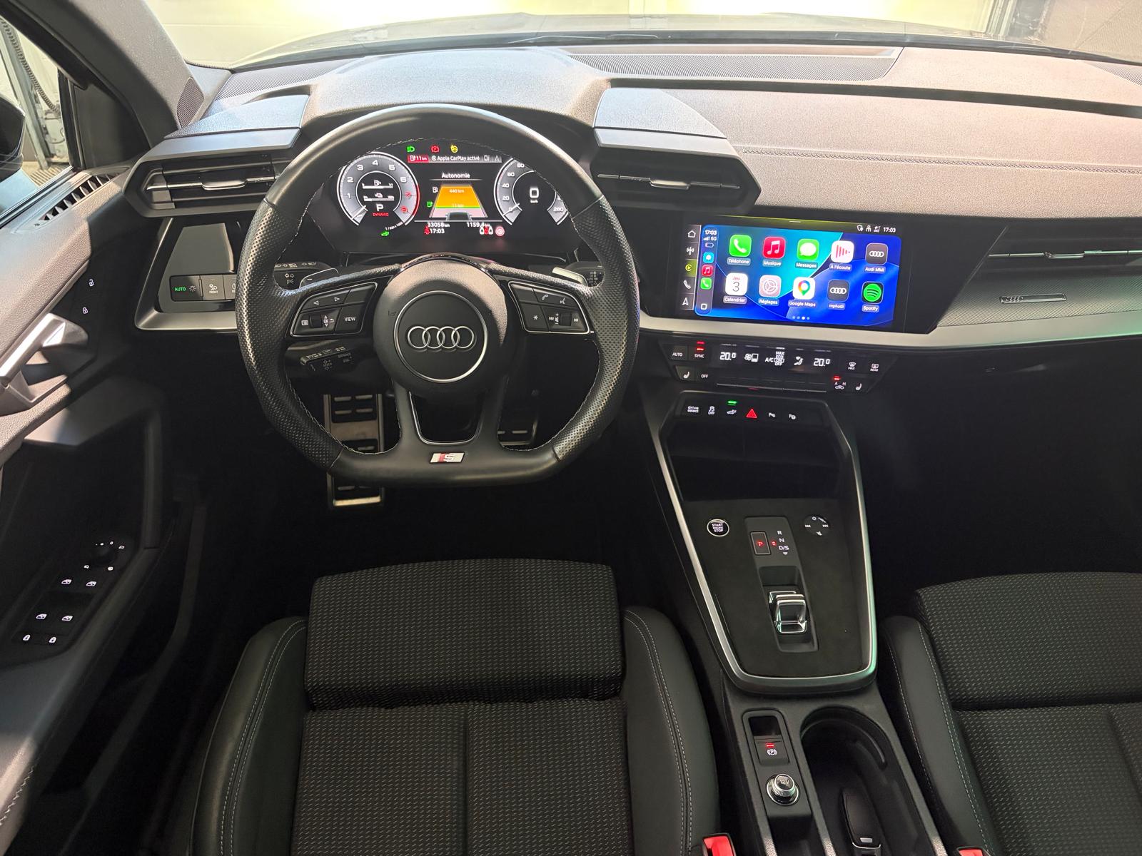 AUDI A3 Sportback 45 TFSI e S line S-tronic - Caméra 360-image-17