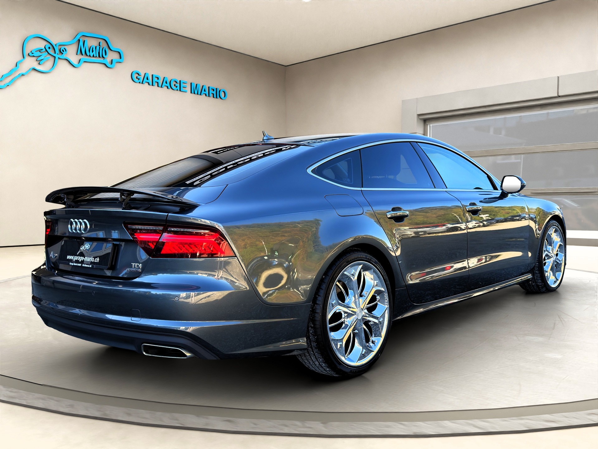 AUDI A7 Sportback 3.0 TDI quattro S-tronic ✅CH-Fahrzeug & 8-fach bereift auf ALU✅-image-4