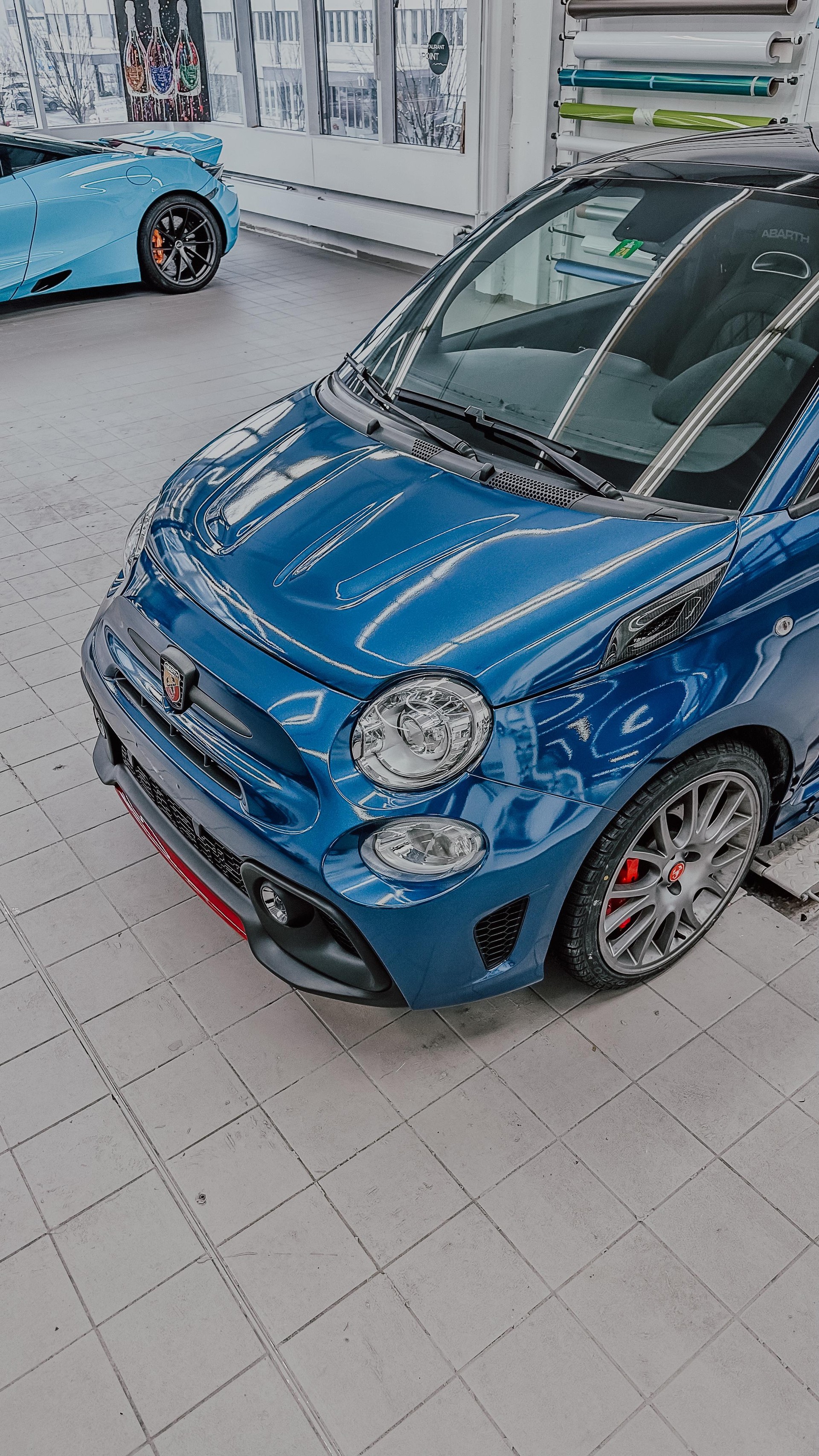 FIAT 695 1.4 16V Turbo Abarth Turismo SCHIEBEDACH Xeno-image-1