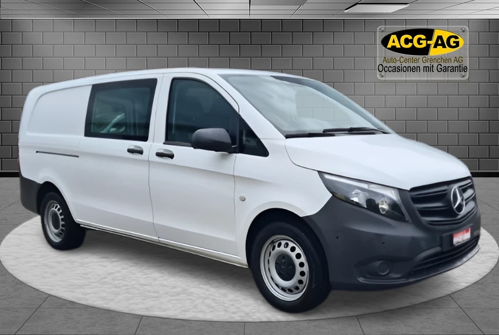 MERCEDES-BENZ Vito 114 CDI Extralang 9G-Tronic 4M Base ** Anh-Kupplung 2500 Kg ** GR.Navi ** RF-Kamera ** Werkstatteinrichtungen **-image-0