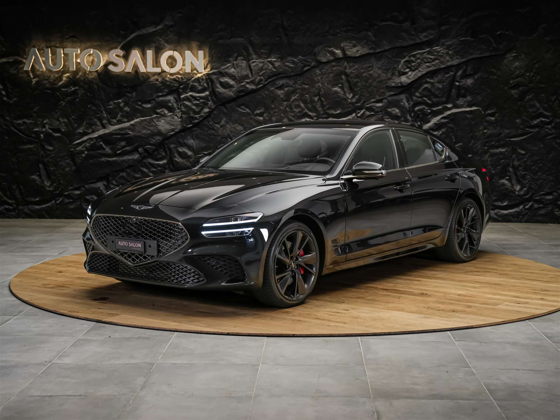 GENESIS G70 2.0 TGDI Sport AT8 AWD *ALL BLACK*Werksgarantie*Lenkradheizung*Sitzbelüftung*Head-Up*-image-1