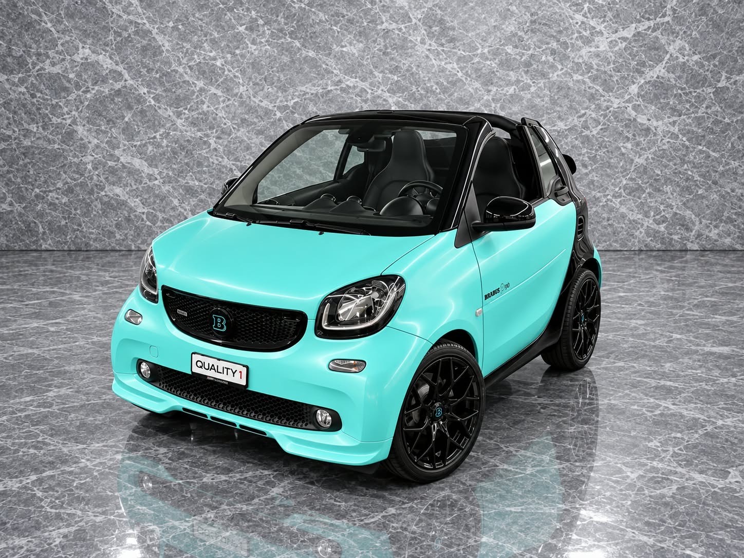 SMART fortwo Brabus Xclusive 130 Tiffany Blue twinmatic-image-1