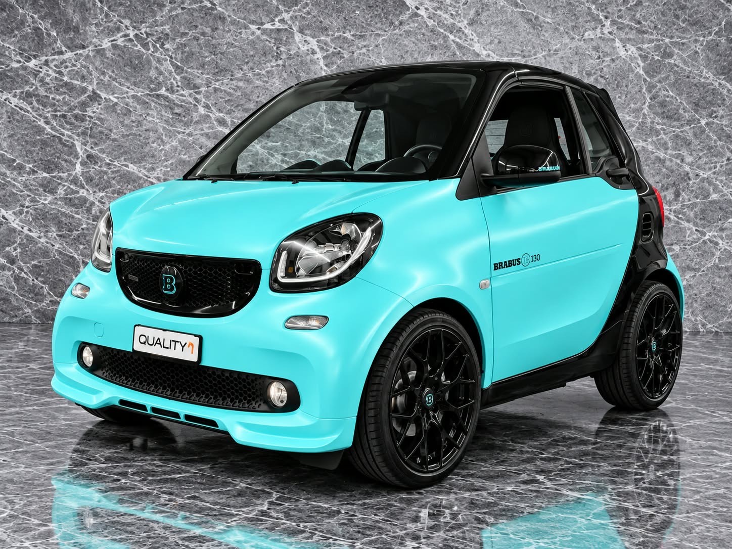 SMART fortwo Brabus Xclusive 130 Tiffany Blue twinmatic-image-3