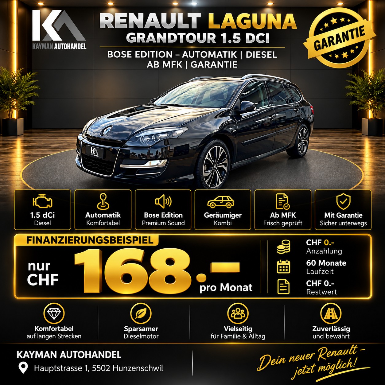 RENAULT Laguna Grandtour 1.5 dCi Bose Edition - AUTOMATIK | DIESEL | AB MFK | GARANTIE-image-1