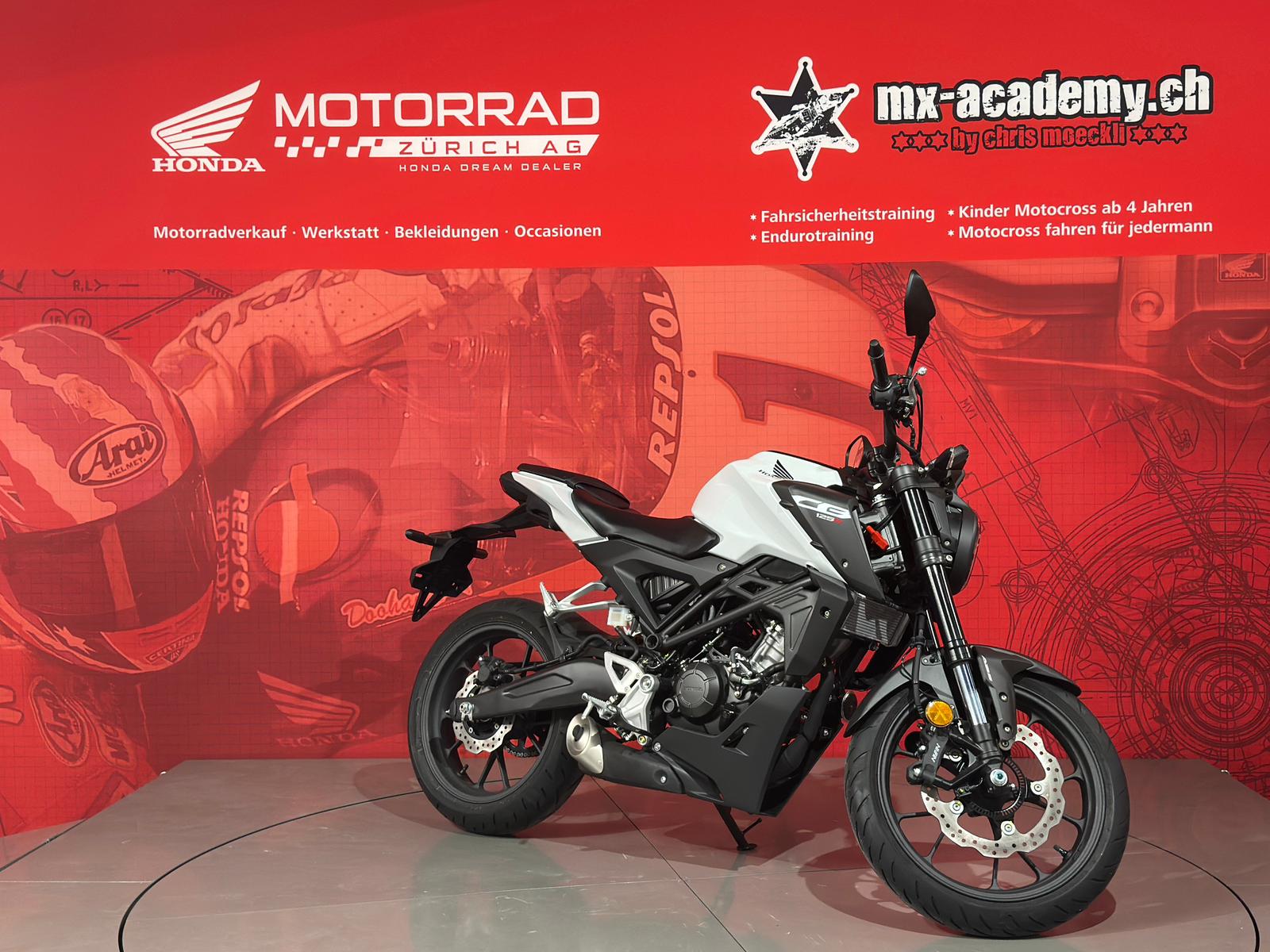 HONDA CB 125 R *Neufahrzeug* *Pearl Cool White*-showroom-element-1