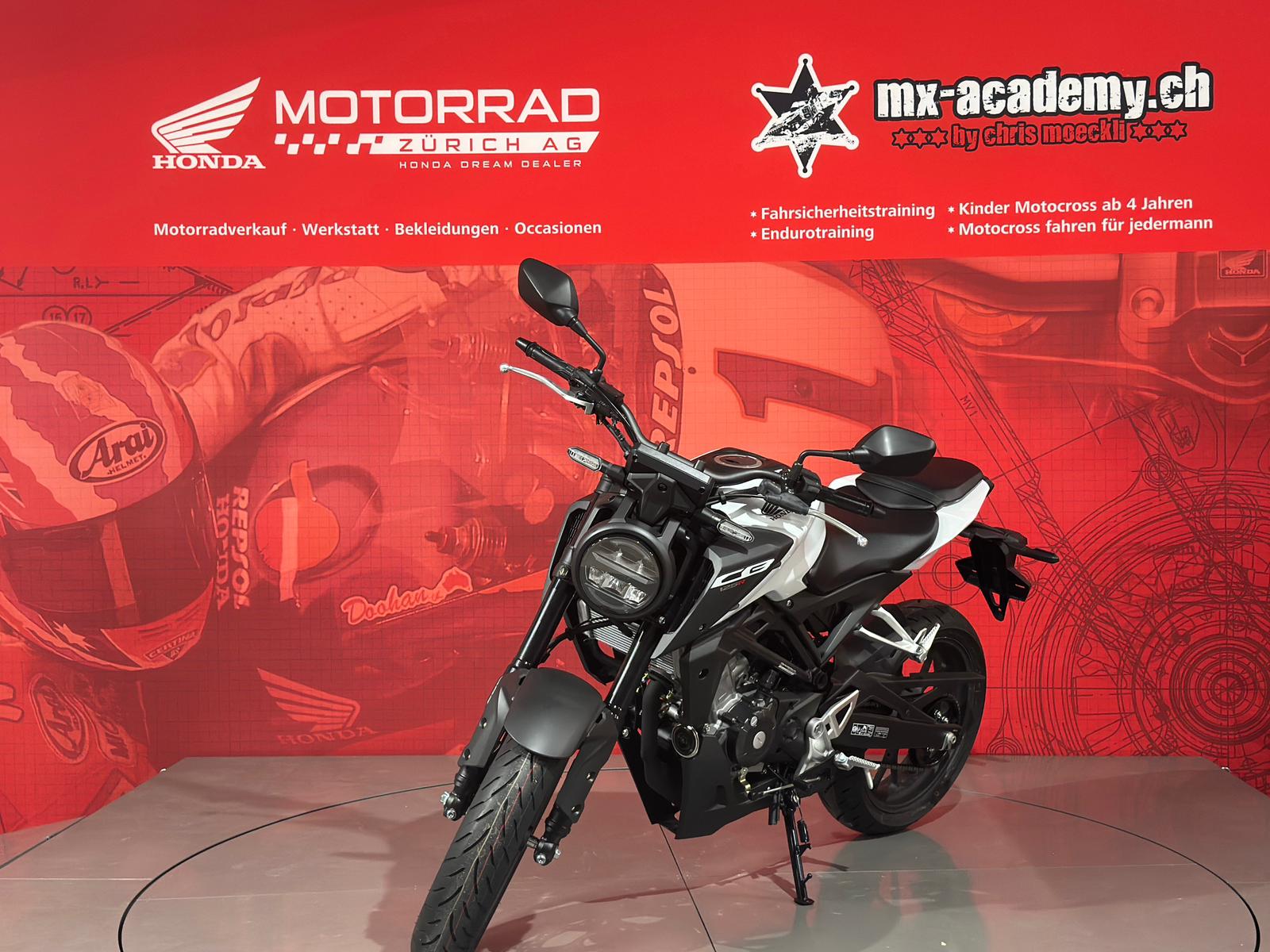 HONDA CB 125 R *Neufahrzeug* *Pearl Cool White*-showroom-element-3