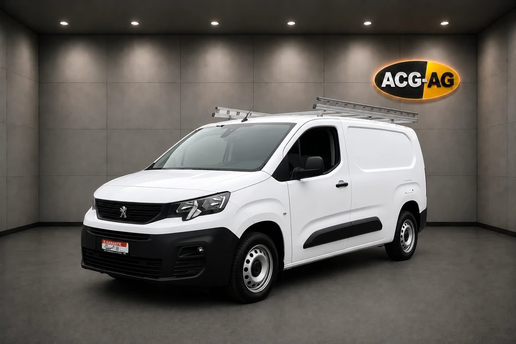PEUGEOT Partner 1.5 Blue HDi s/s Asphalt Long 1000kg ** 130 PS ** 3-Plätzer ** RF-Kamera ** Dachträger ** Sortimo ** Frisch Ab MFK **-image-2