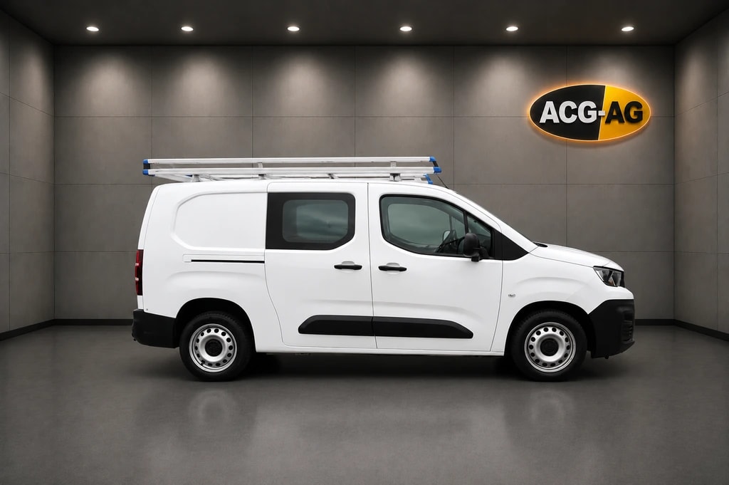 PEUGEOT Partner 1.5 Blue HDi s/s Asphalt Long 1000kg ** 130 PS ** 3-Plätzer ** RF-Kamera ** Dachträger ** Sortimo ** Frisch Ab MFK **-image-6