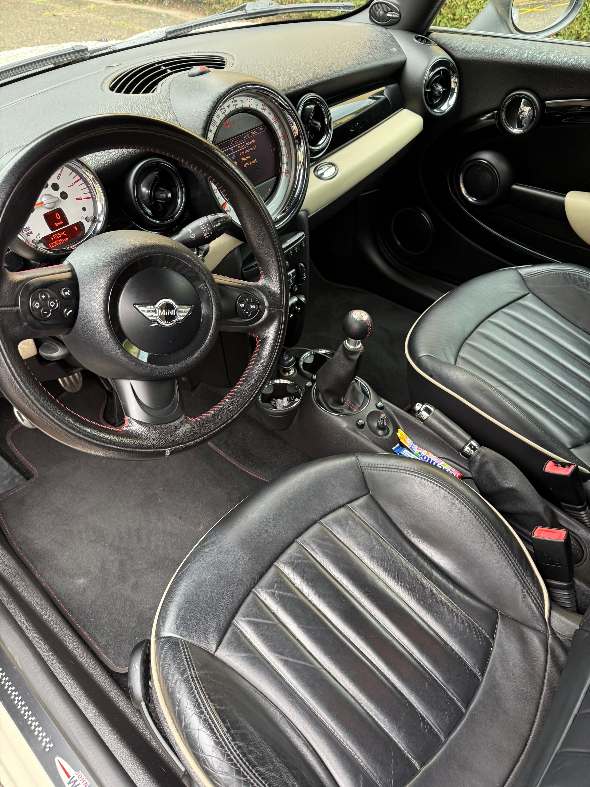 MINI Mini Cooper S 1.6 (184ch) – Pack Aéro JCW – CHAÎNE NEUVE & MFK RÉCENTE (8 roues)-image-4