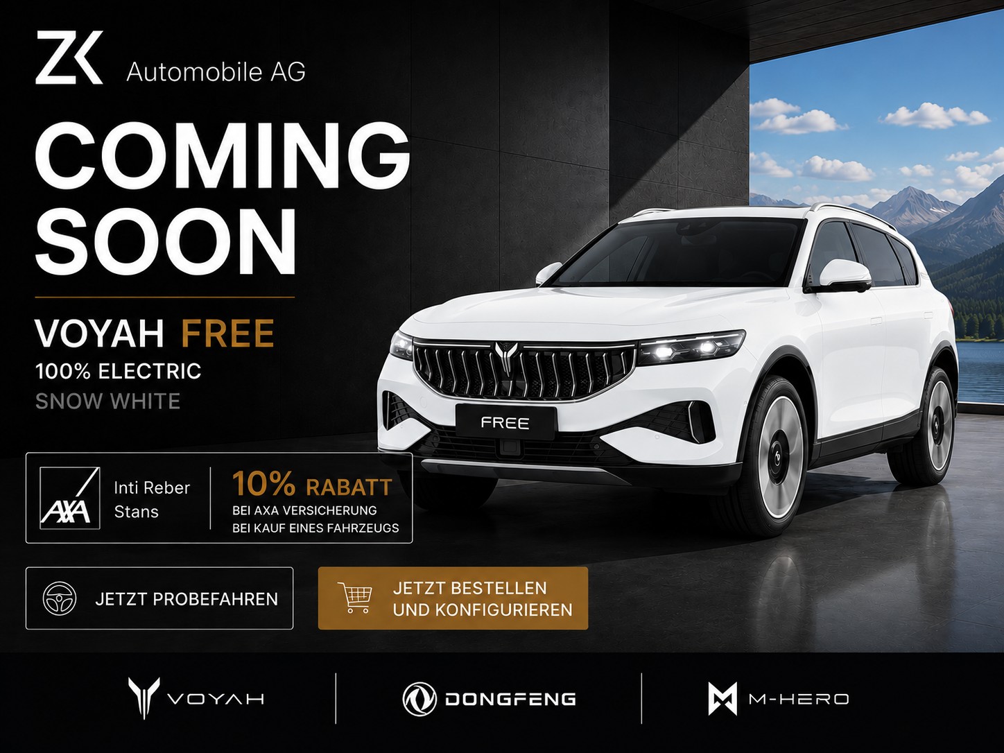 VOYAH Free 4WD 106 kWh 489PS Snow White-image-0